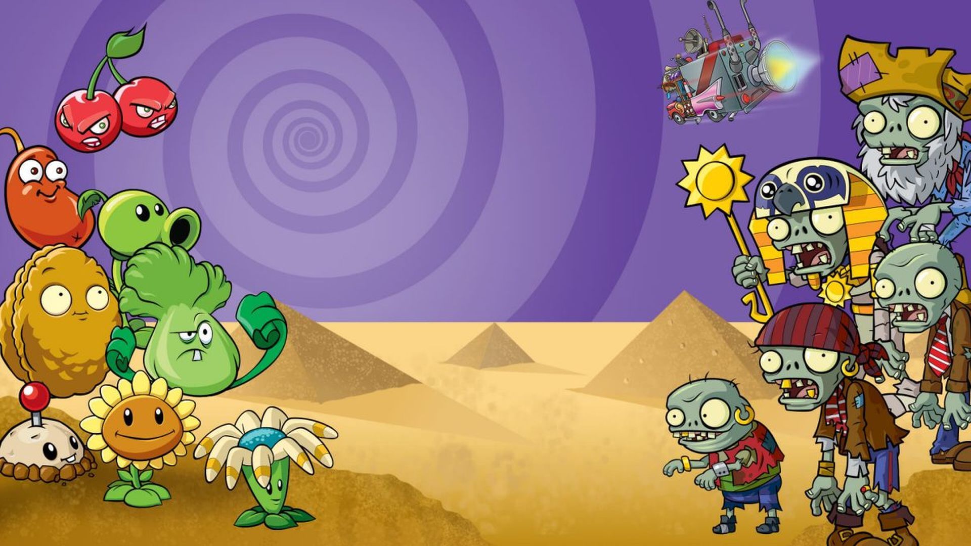 گیاهان در برابر زامبی‌ها در بازی Plants Vs Zombies