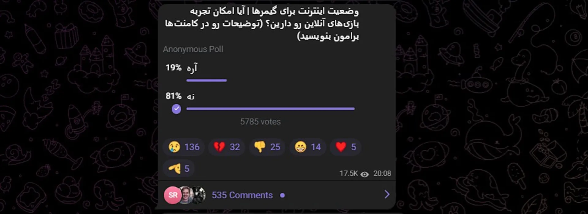 نظرسنجی زومجی برای بازی‌های آنلاین