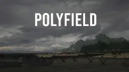منظره ساحلی و ابرهای تیره در بازی Polyfield