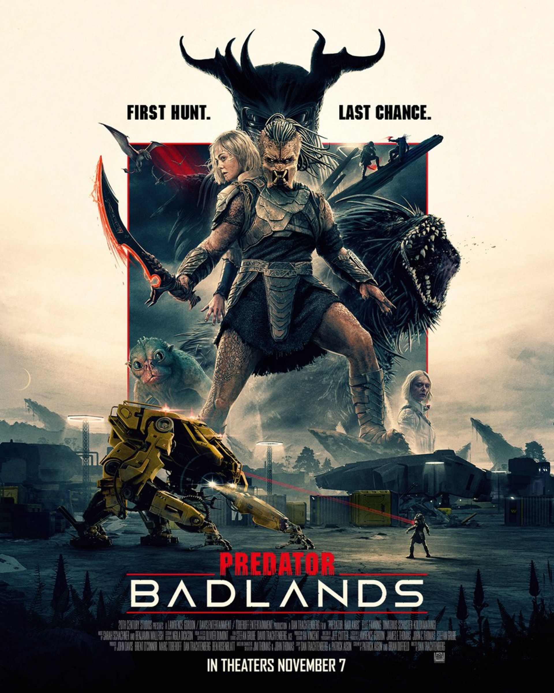 پوستر جدید فیلم Predator: Badlands