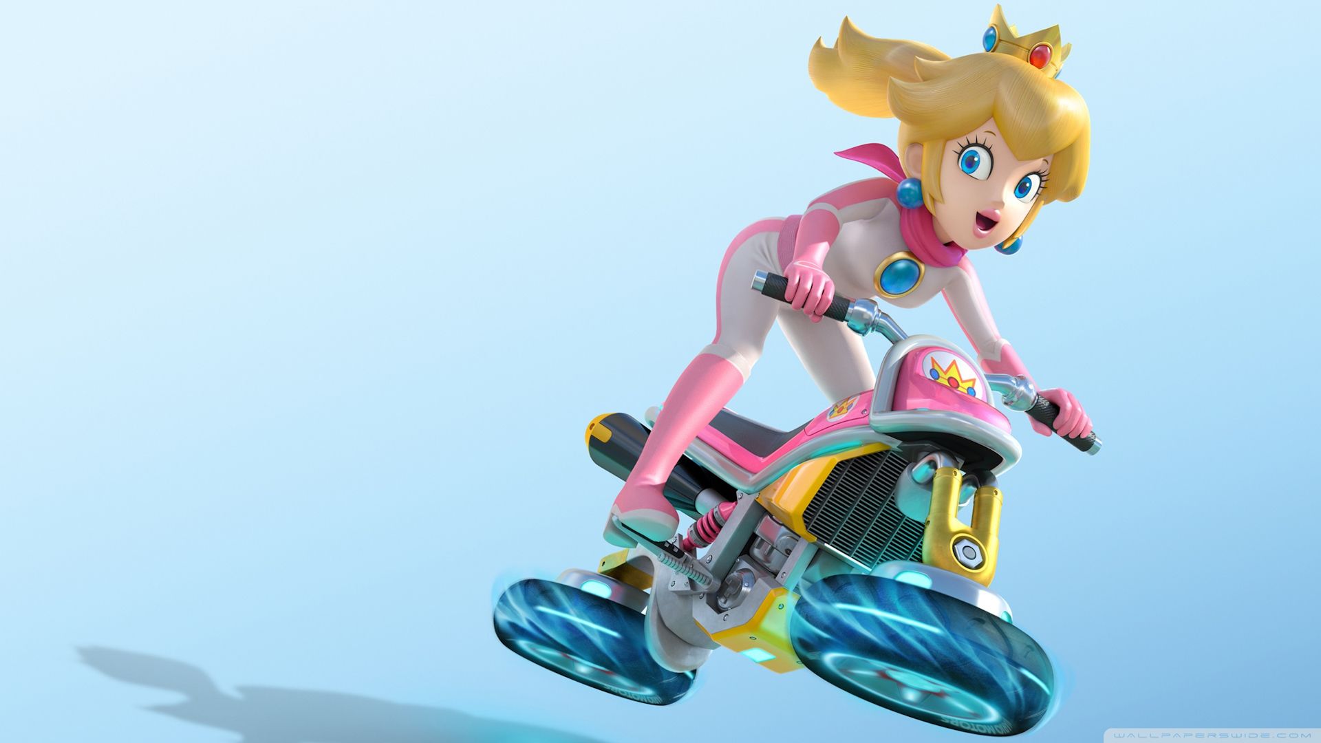 پرنسس هلو (Princess Peach) در بازی Mario Kart 8 Deluxe