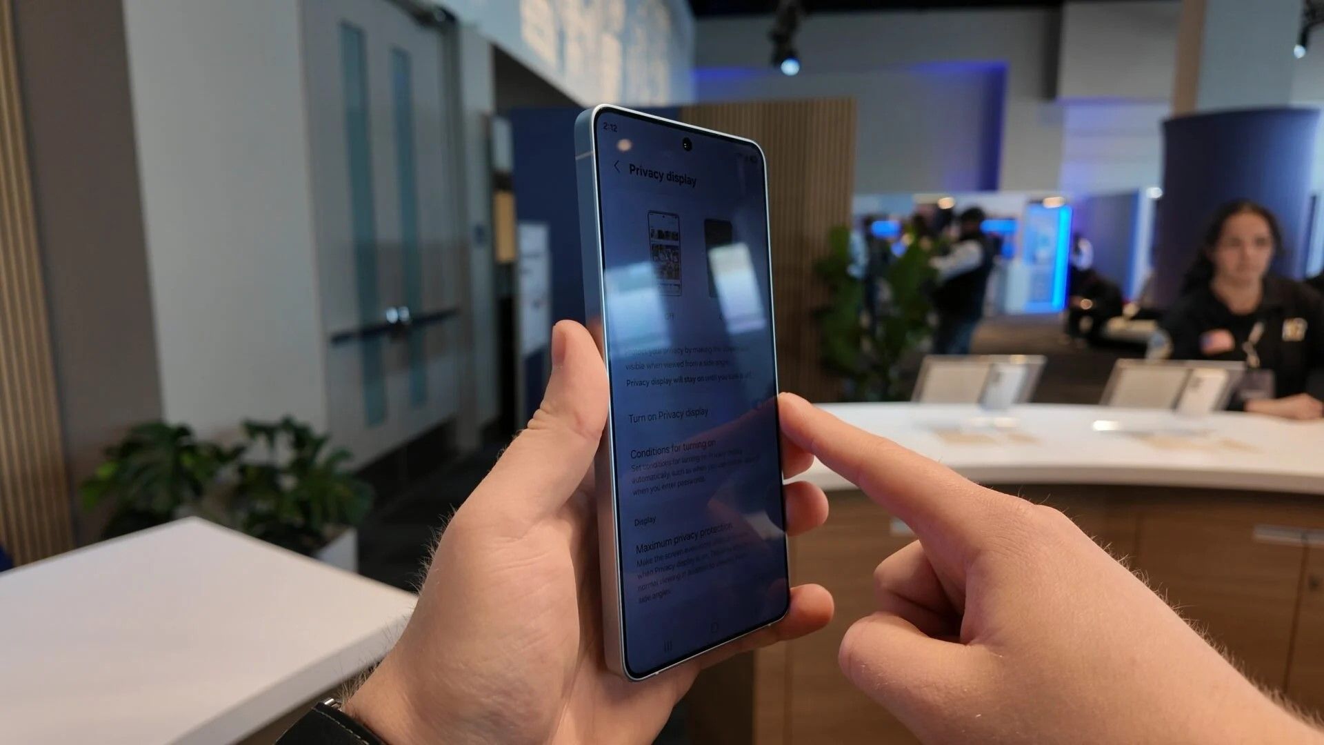 حالت امنیتی صفحه گوشی سری گلکسی S26 سامسونگ 