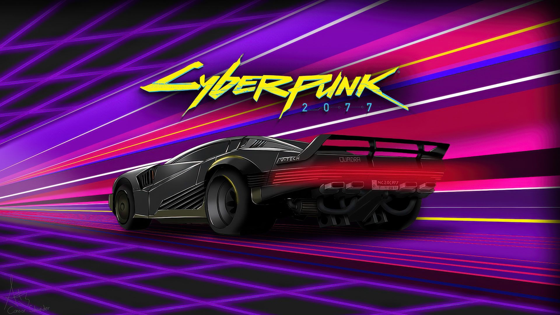 ماشین کوادرا در بازی Cyberpunk 2077