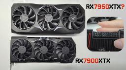 مقایسه دو کارت گرافیک Radeon RX 7000 و RX 7950 XTX شرکت AMD