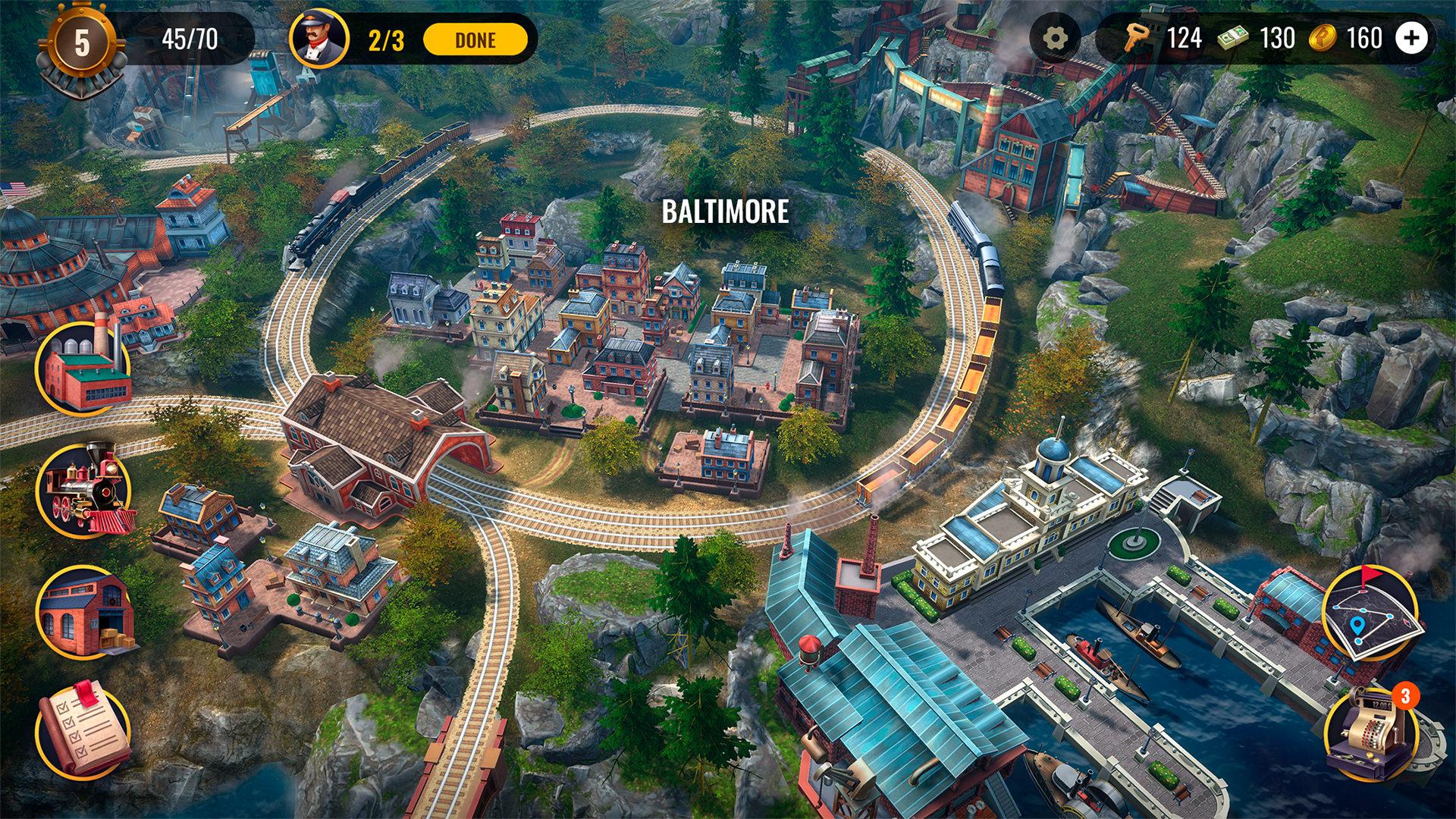بازی موبایل Railroad Empire: Train Game