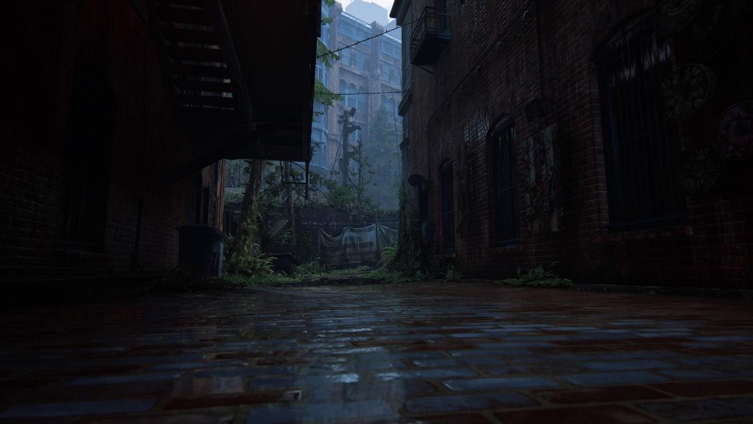 هوای بارانی و تاریک در بازی The Last of Us Part II