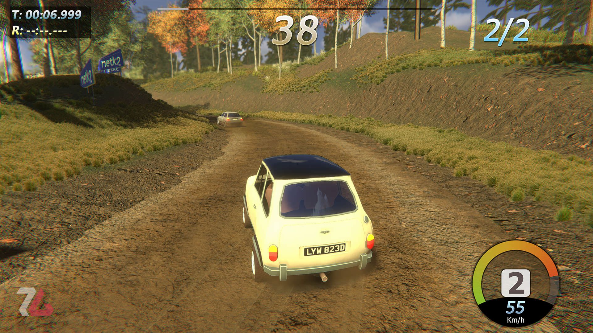 مسابقه با ماشین کوچک در Rally Arcade Classics