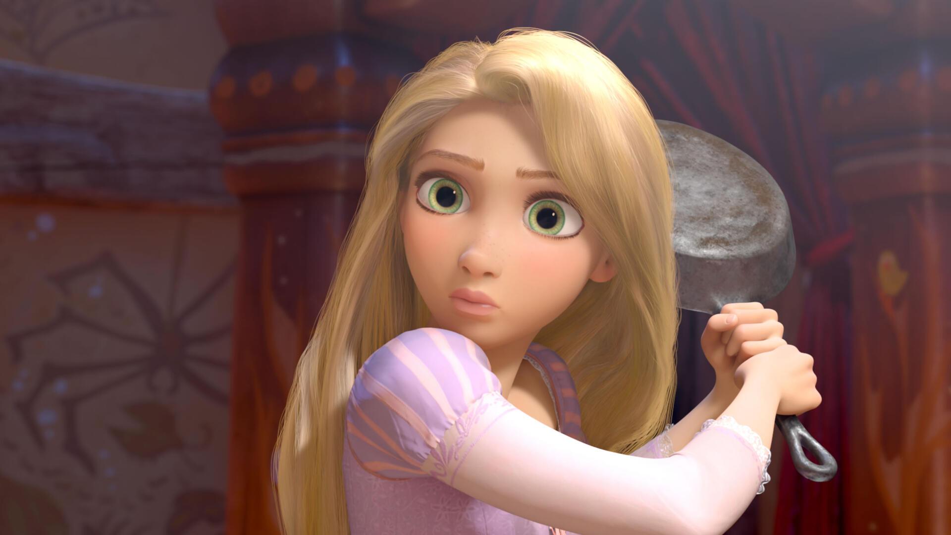 راپانزل در انیمیشن Tangled