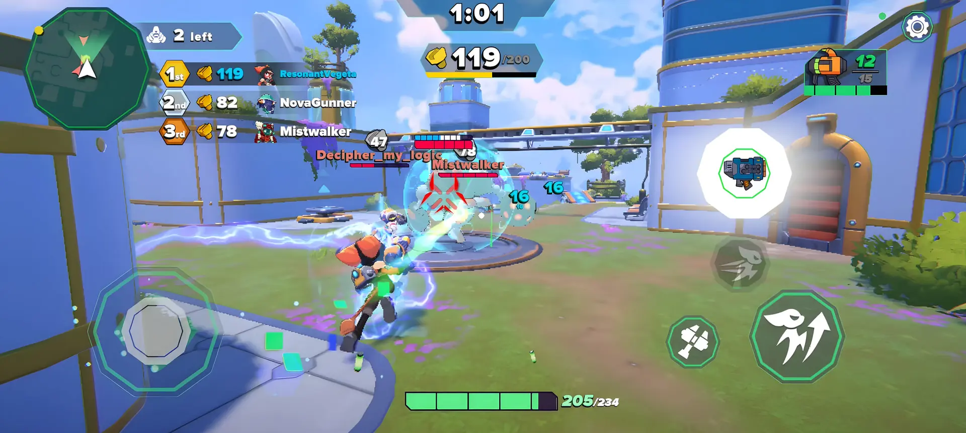 مبارزه شخصیت‌های بازی Ratchet and Clank: Ranger Rumble در محیطی رنگارنگ