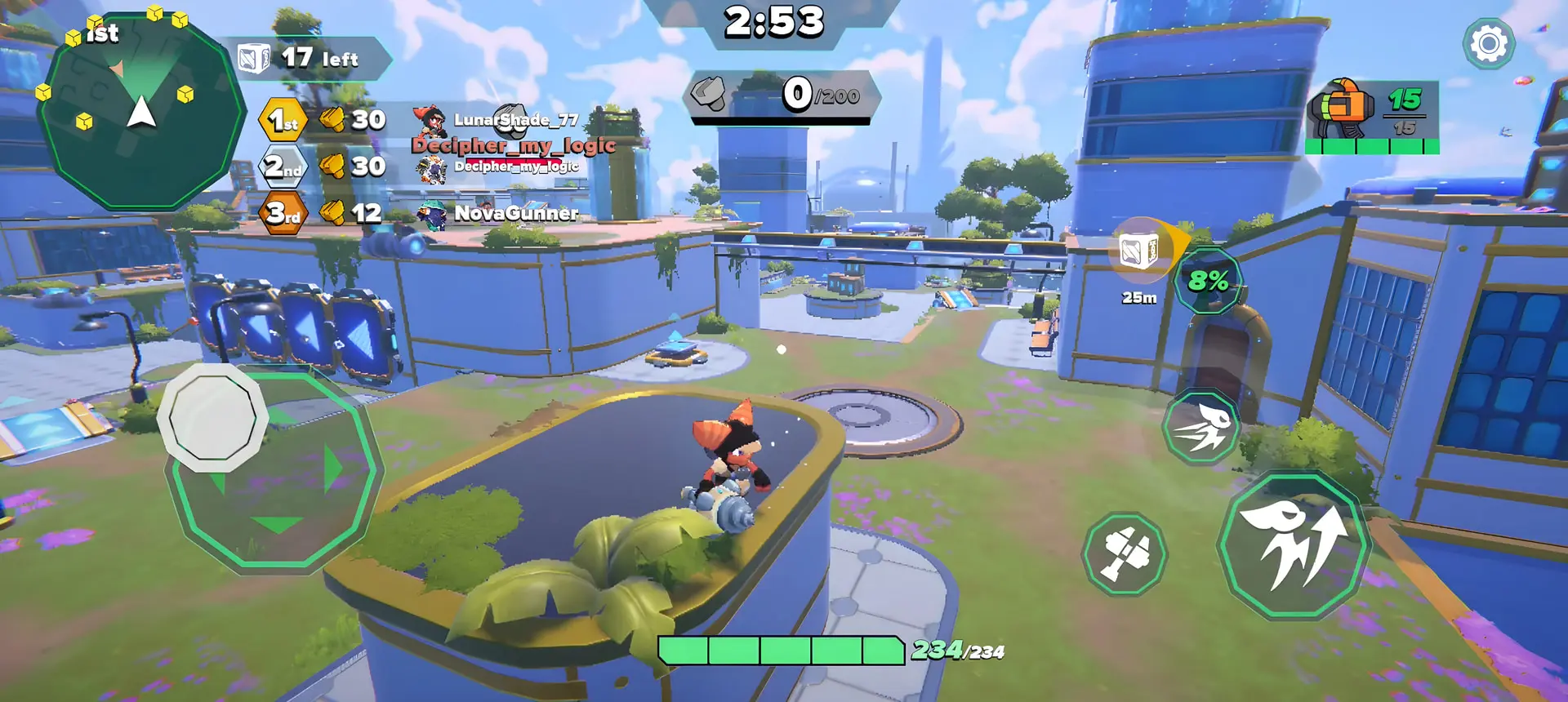 شخصیت اصلی در محیط بازی موبایل Ratchet and Clank: Ranger Rumble
