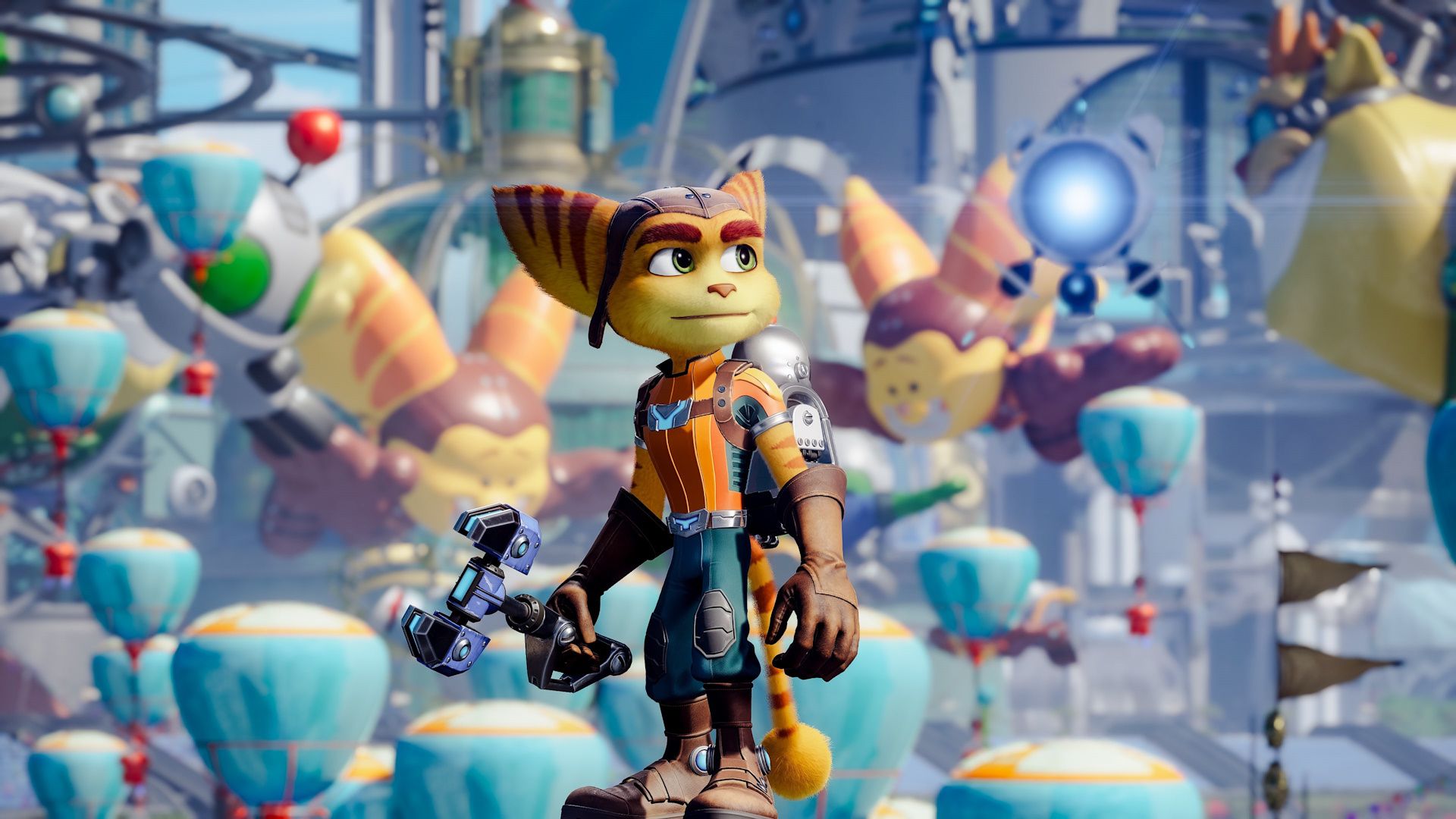 شخصیت رچت در بازی Ratchet & Clank: Rift Apart