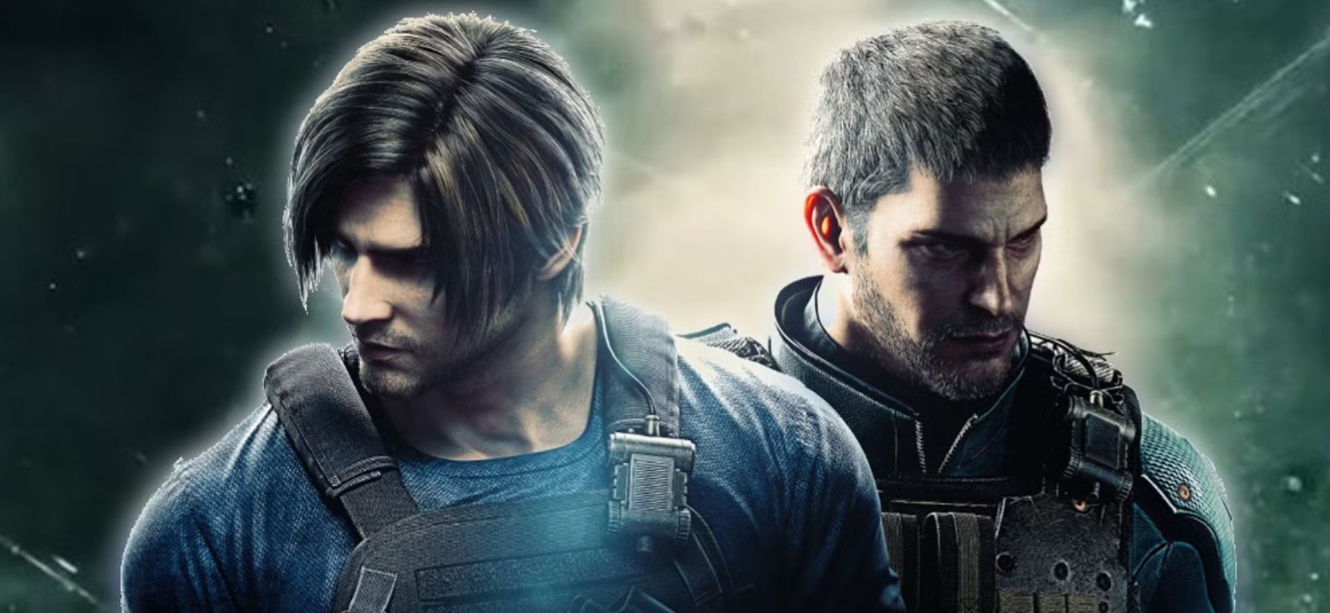 لیان و کریس در انیمیشن Resident Evil Death Island