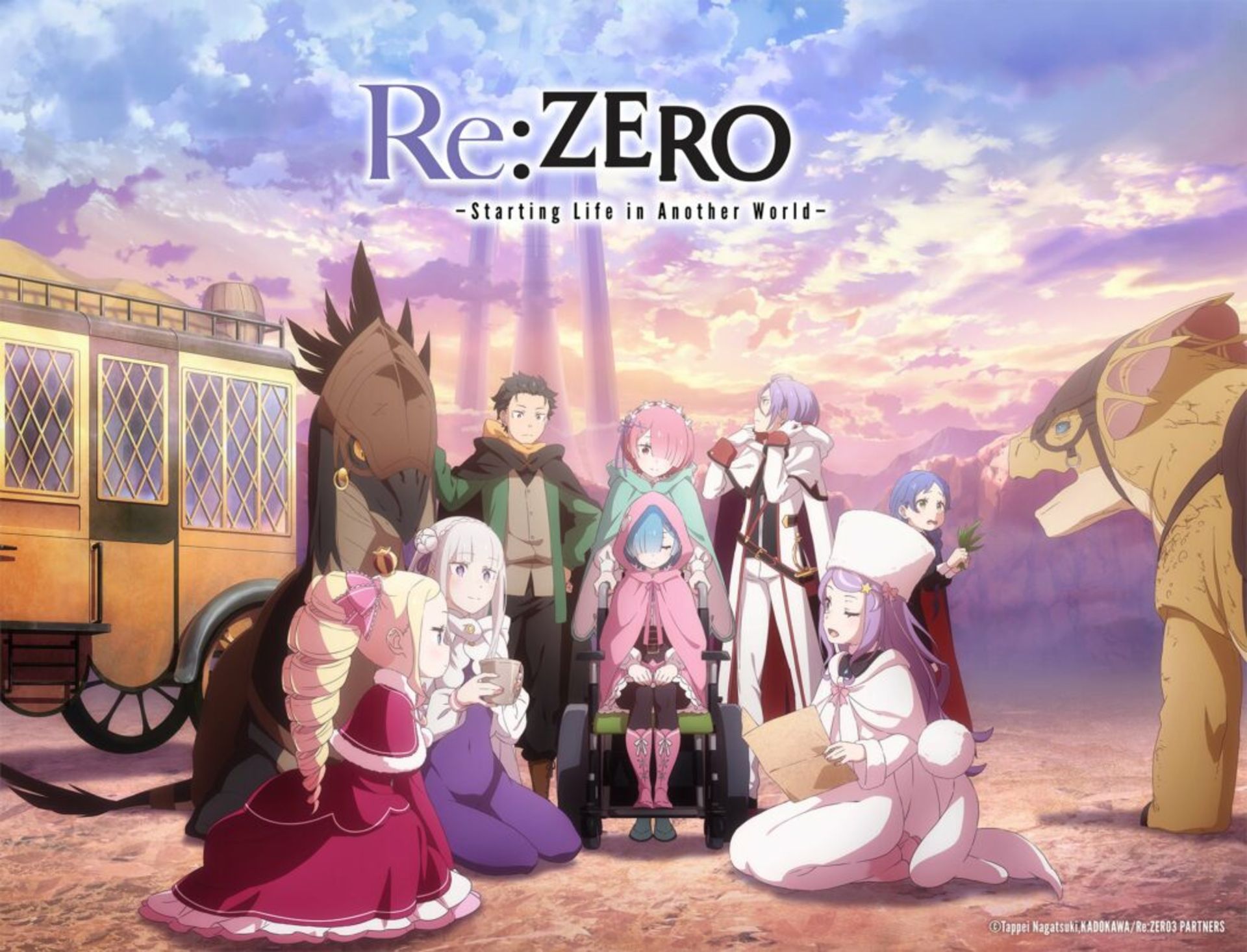 پوستر معرفی فصل چهارم انیمه Re:Zero − Starting Life in Another World
