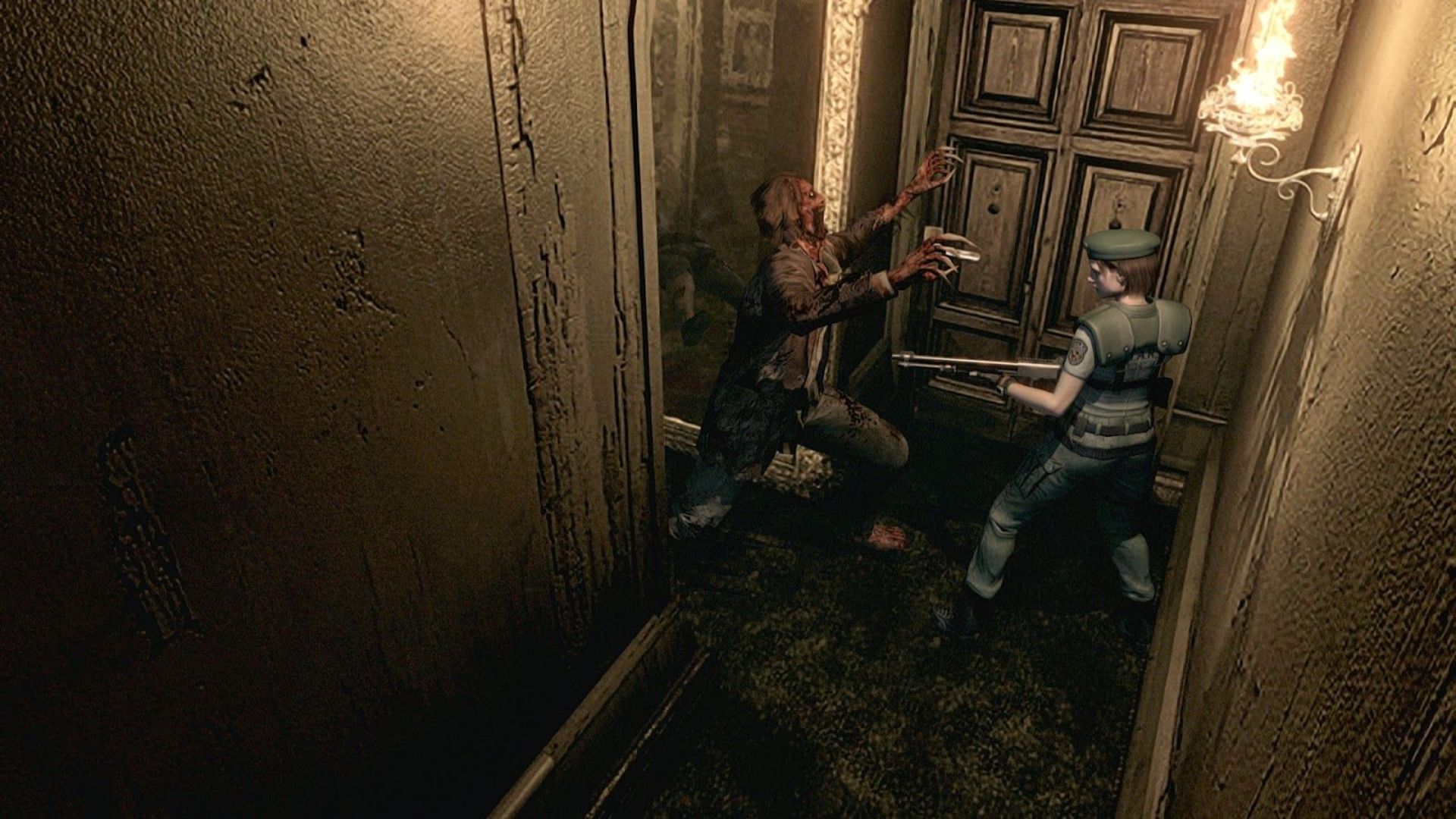 مبارزات بازی Resident Evil 1