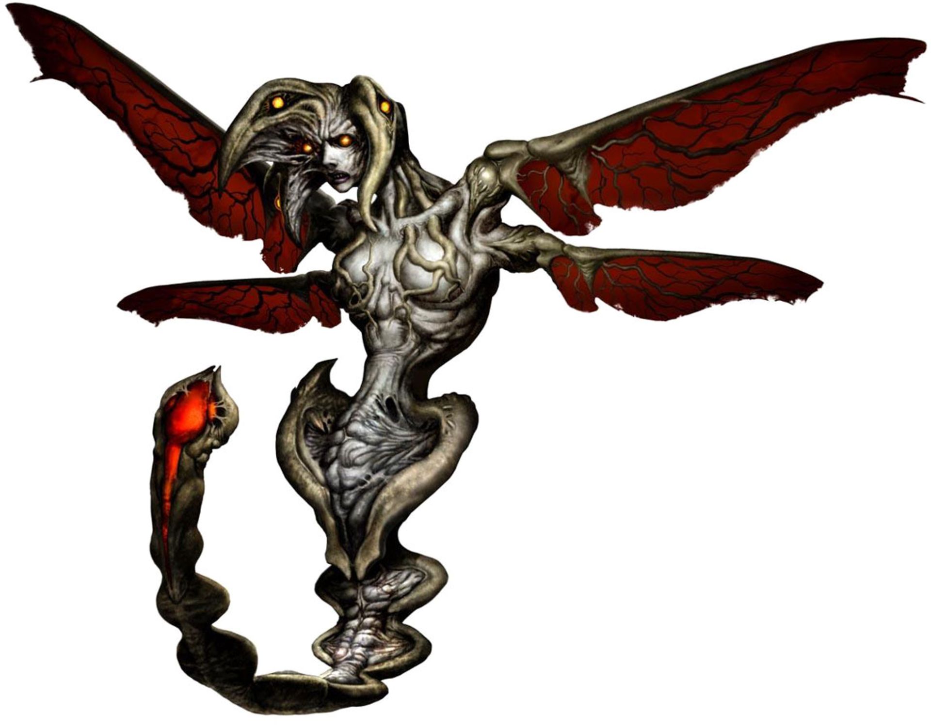 فرم جهش یافته ی الکسیا در بازی resident evil code veronica x