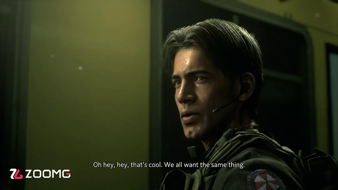 شخصیت اصلی بازی Resident Evil 3 Remake (ریمیک رزیدنت ایول ۳) در محیطی تاریک
