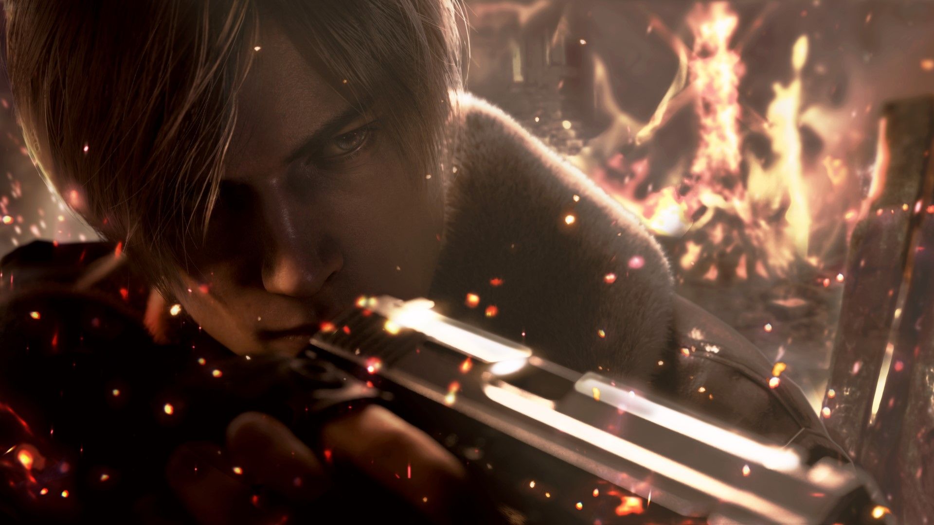 چهره لئون کندی در بازی Resident Evil 4