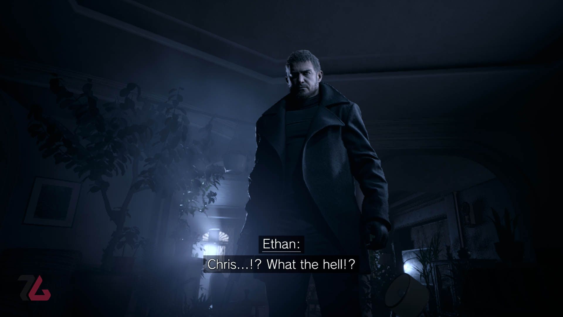 کریس در بازی Resident Evil 8 gold edition نیتندو سوییچ ۲