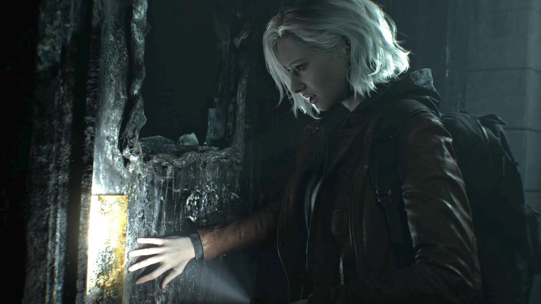 یافتن دری مرموز توسط گریس در بازی Resident Evil Requiem