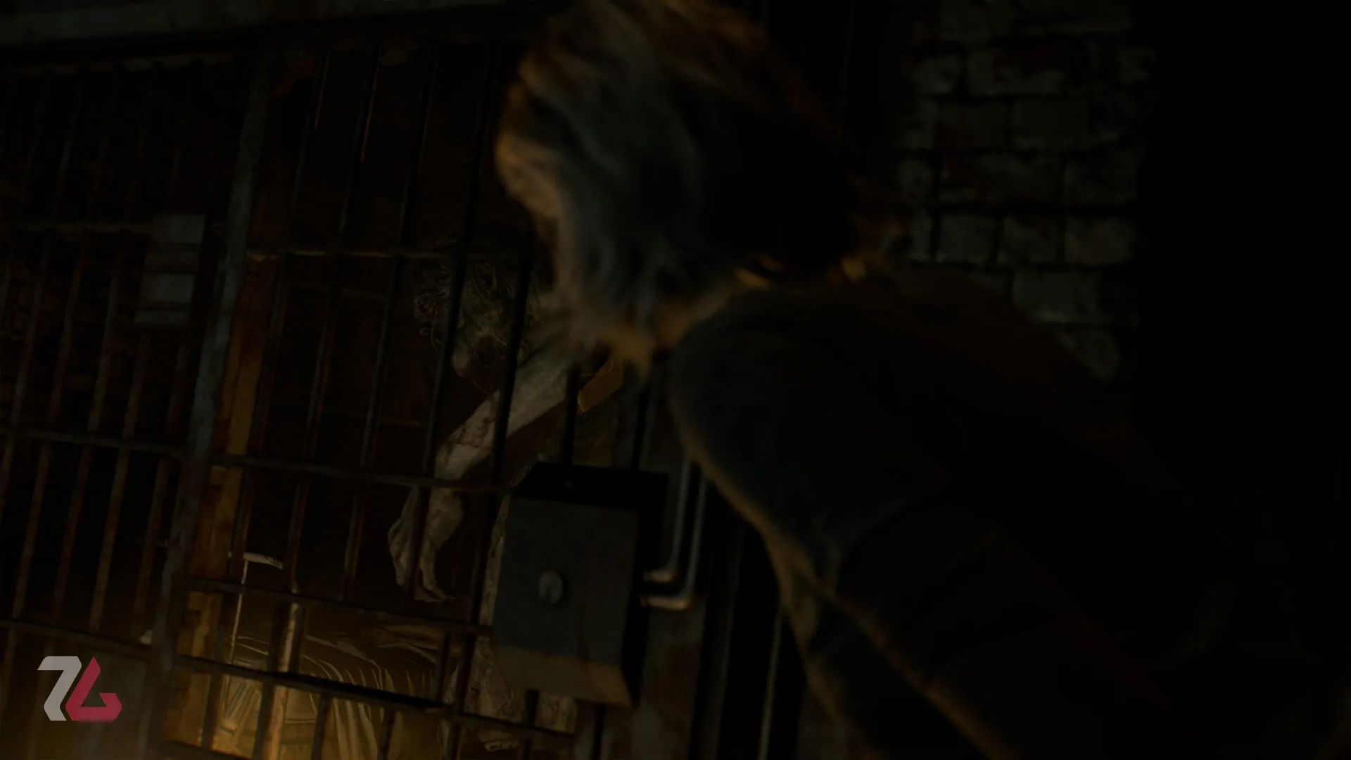 هیولا در حال جست‌وجو برای پیدا کردن گریس در بازی Resident Evil 9