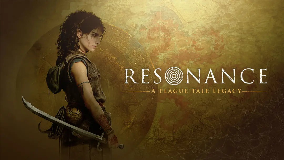 شخصیت اصلی بازی Resonance: A Plague Tale Legacy با یک شمشیر منحنی