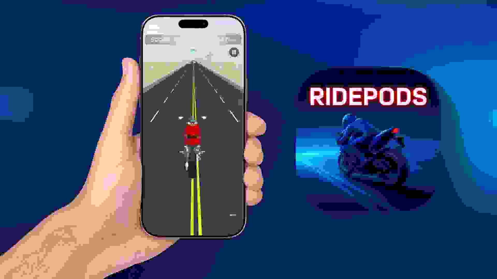 تصویر رسمی بازی رایدپادز آیفون