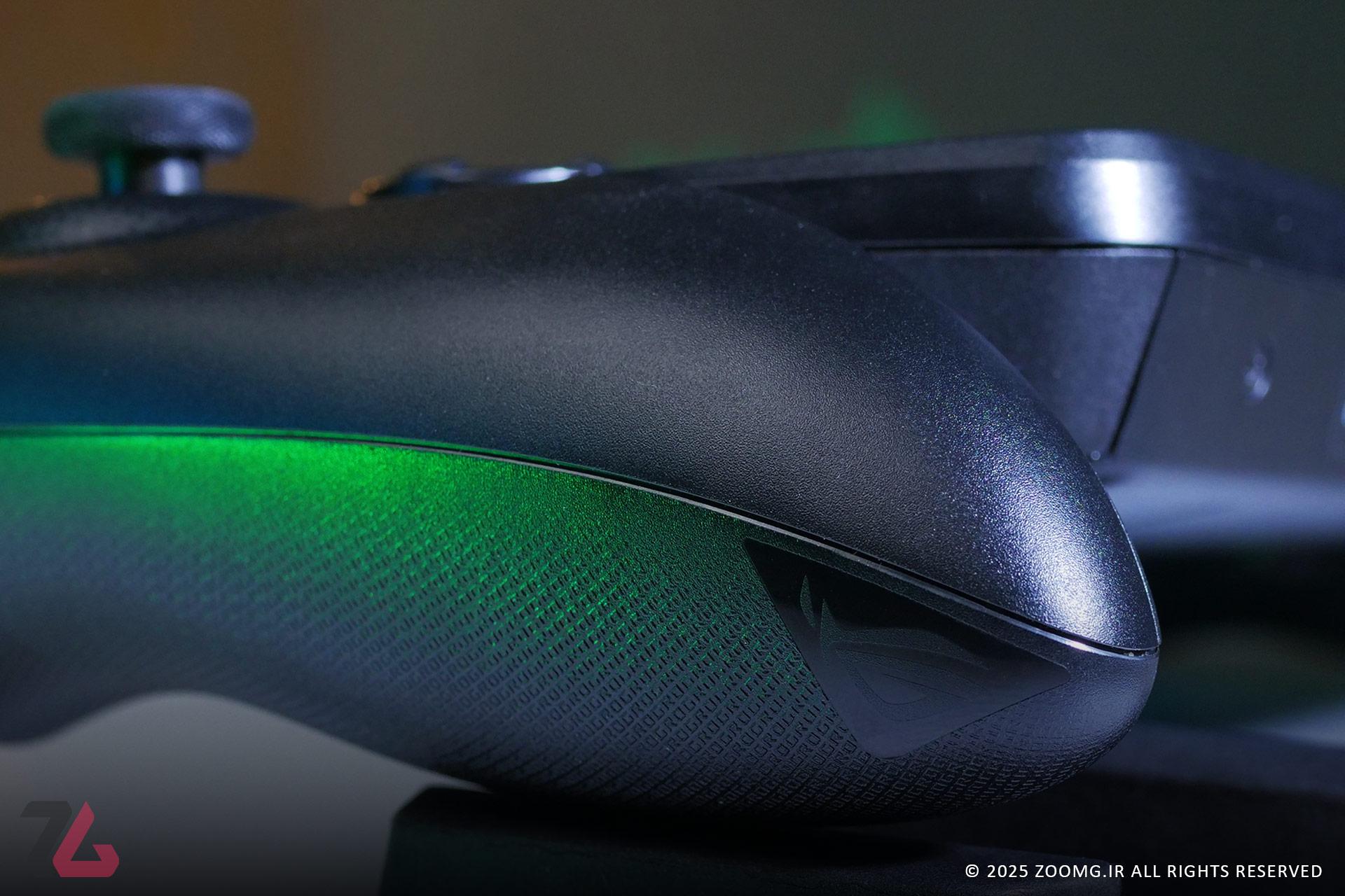 طراحی گریپ ضد لغزش کنسول ROG Xbox Ally X برای کنترل بهتر