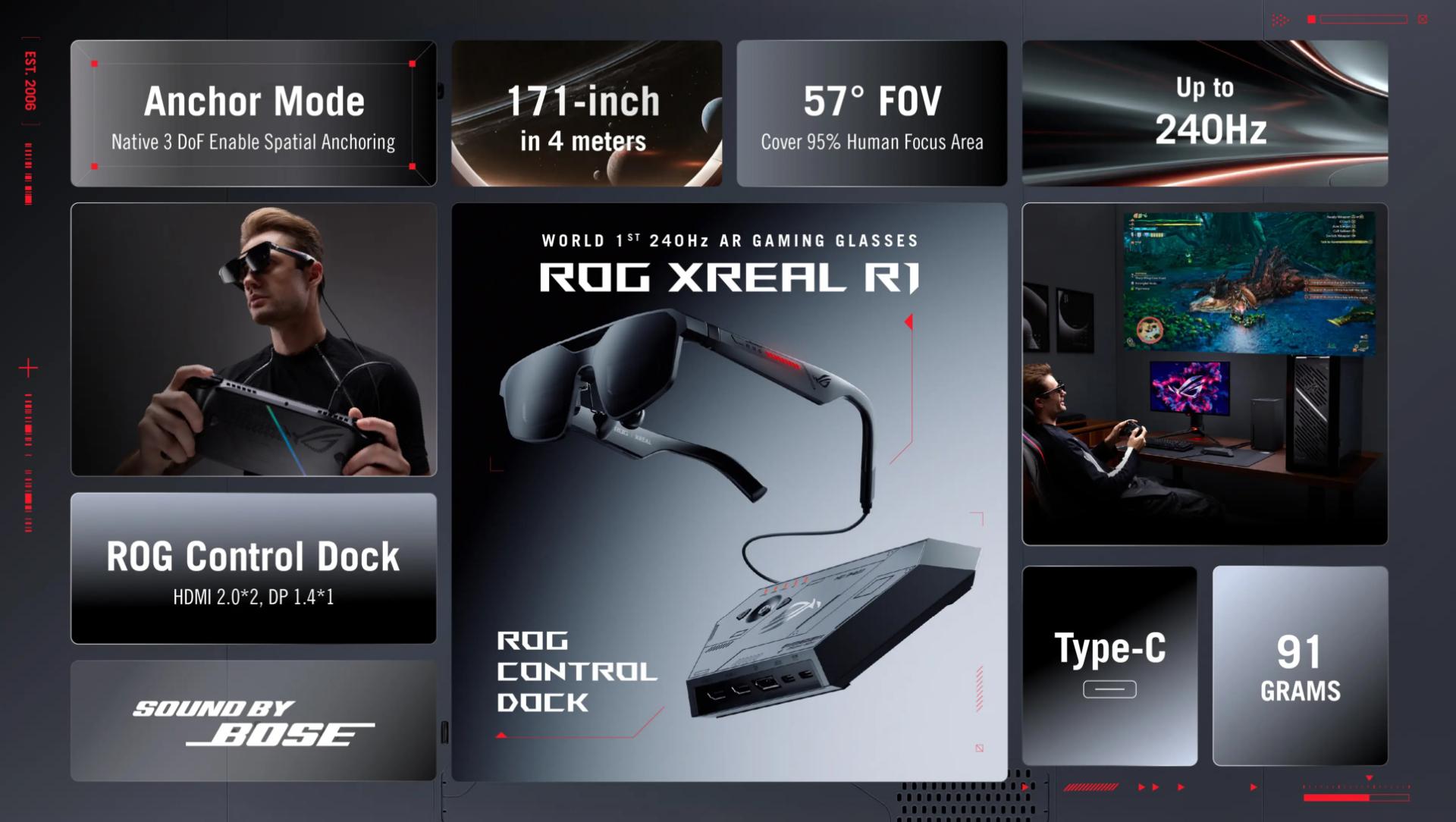 عینک واقعیت افزوده Asus ROG Xreal R1 AR