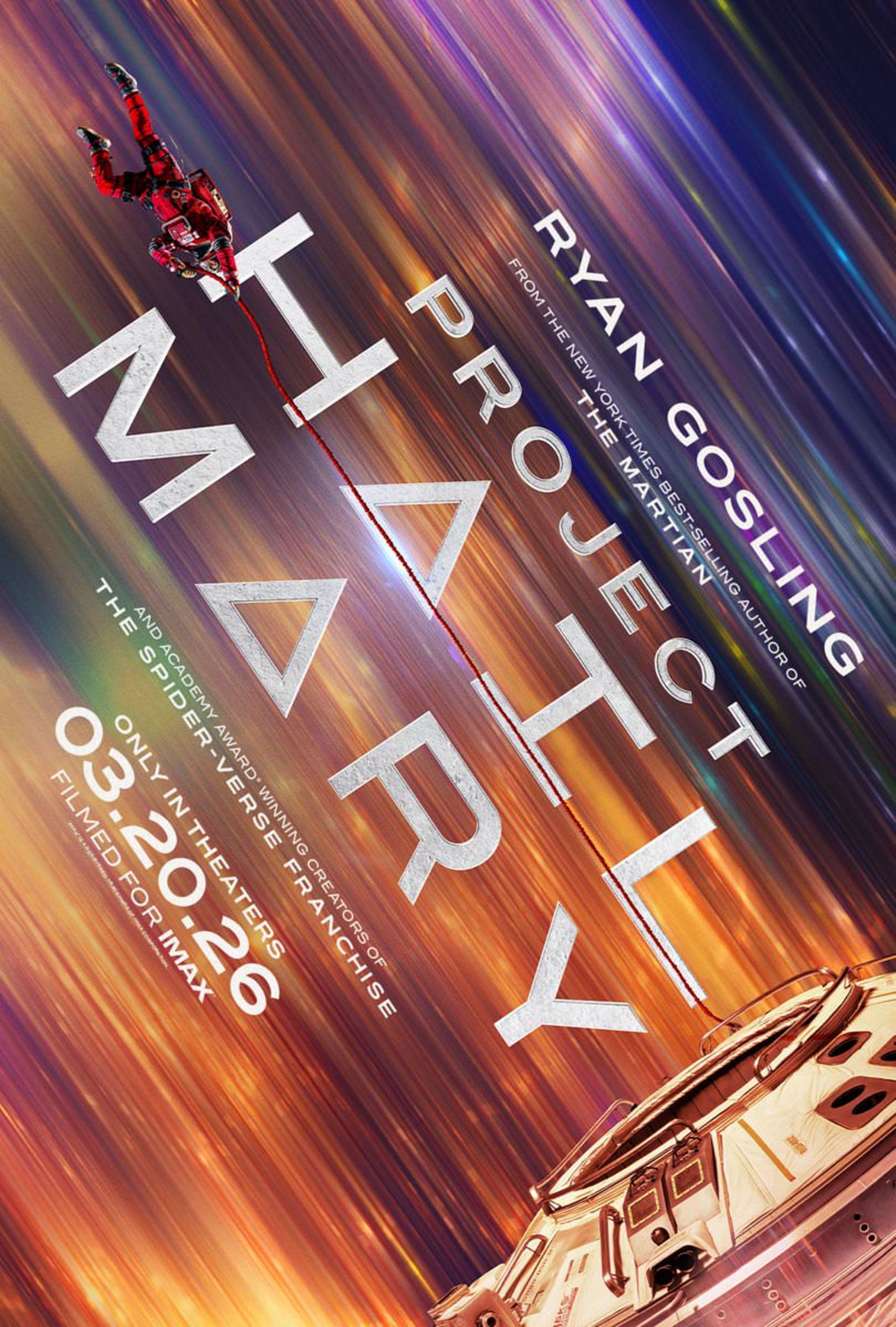 اولین پوستر فیلم Project Hail Mary با بازی رایان گاسلینگ