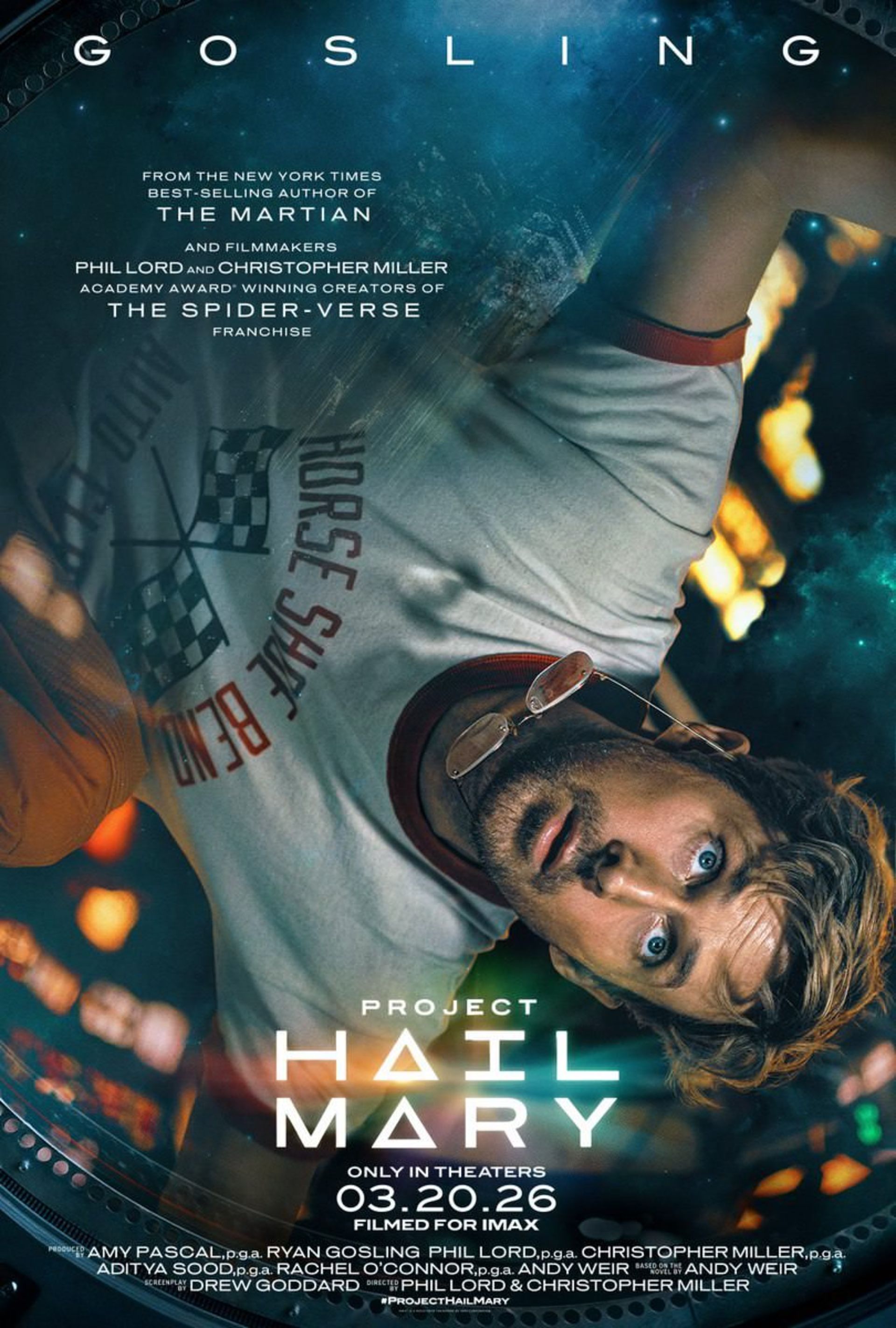 پوستر جدید فیلم Project Hail Mary با بازی رایان گاسلینگ