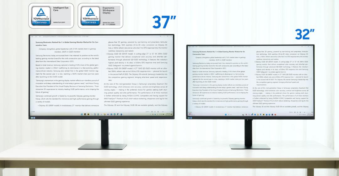 مانیتور ۳۷ اینچی ViewFinity S8 سامسونگ