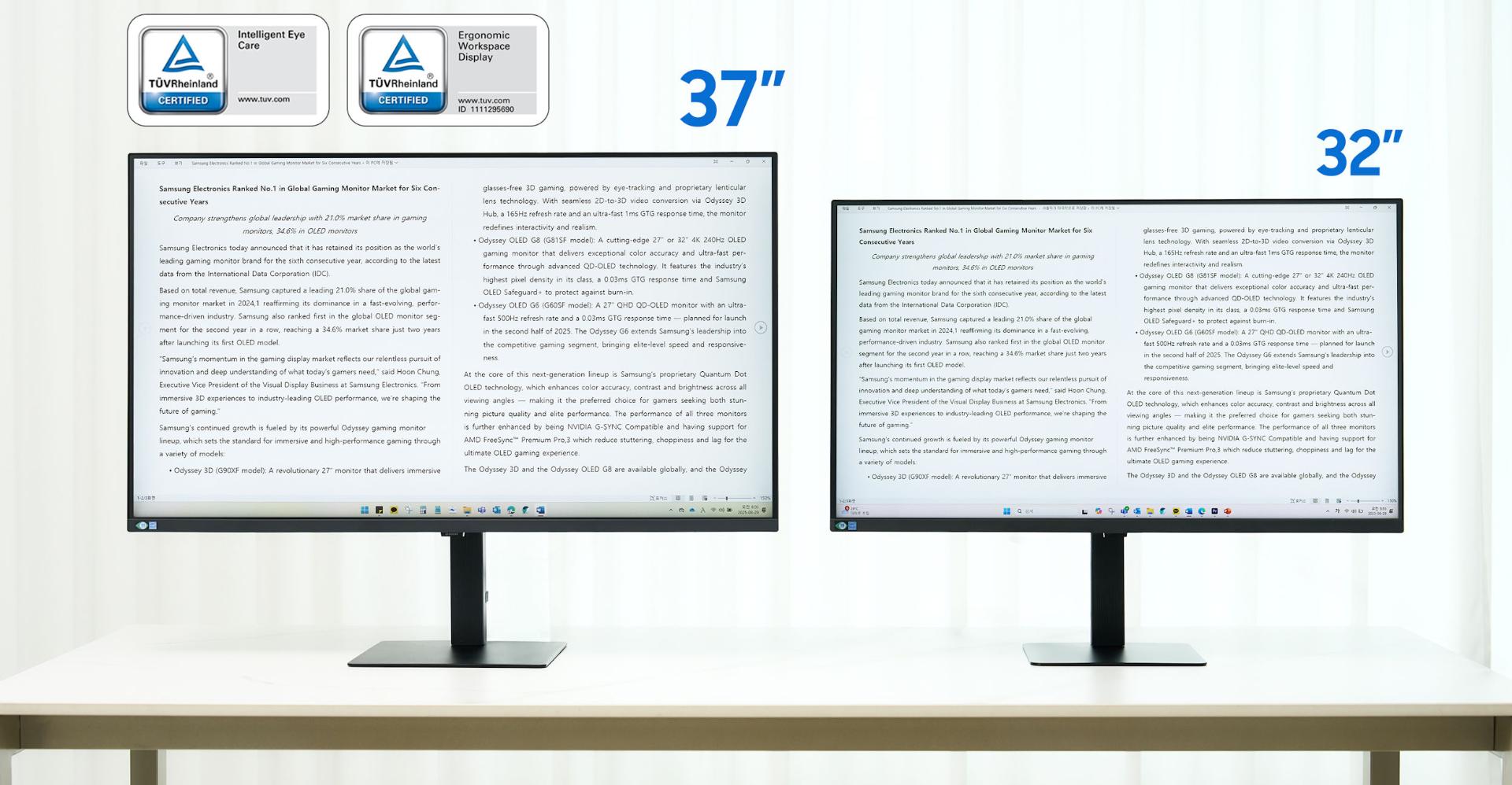 مانیتور ۳۷ اینچی ViewFinity S8 سامسونگ