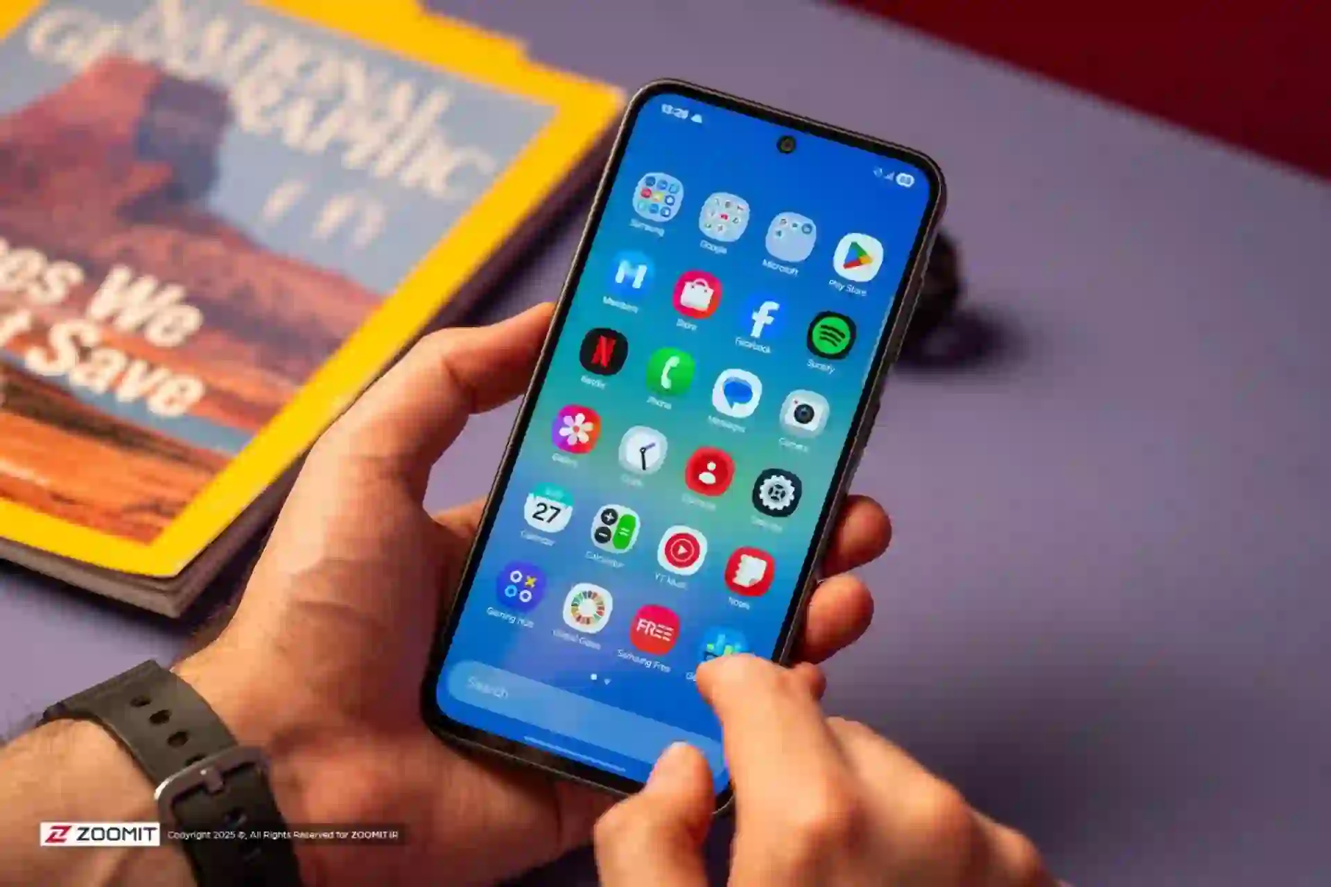 رابط کاربری گلکسی A36 سامسونگ