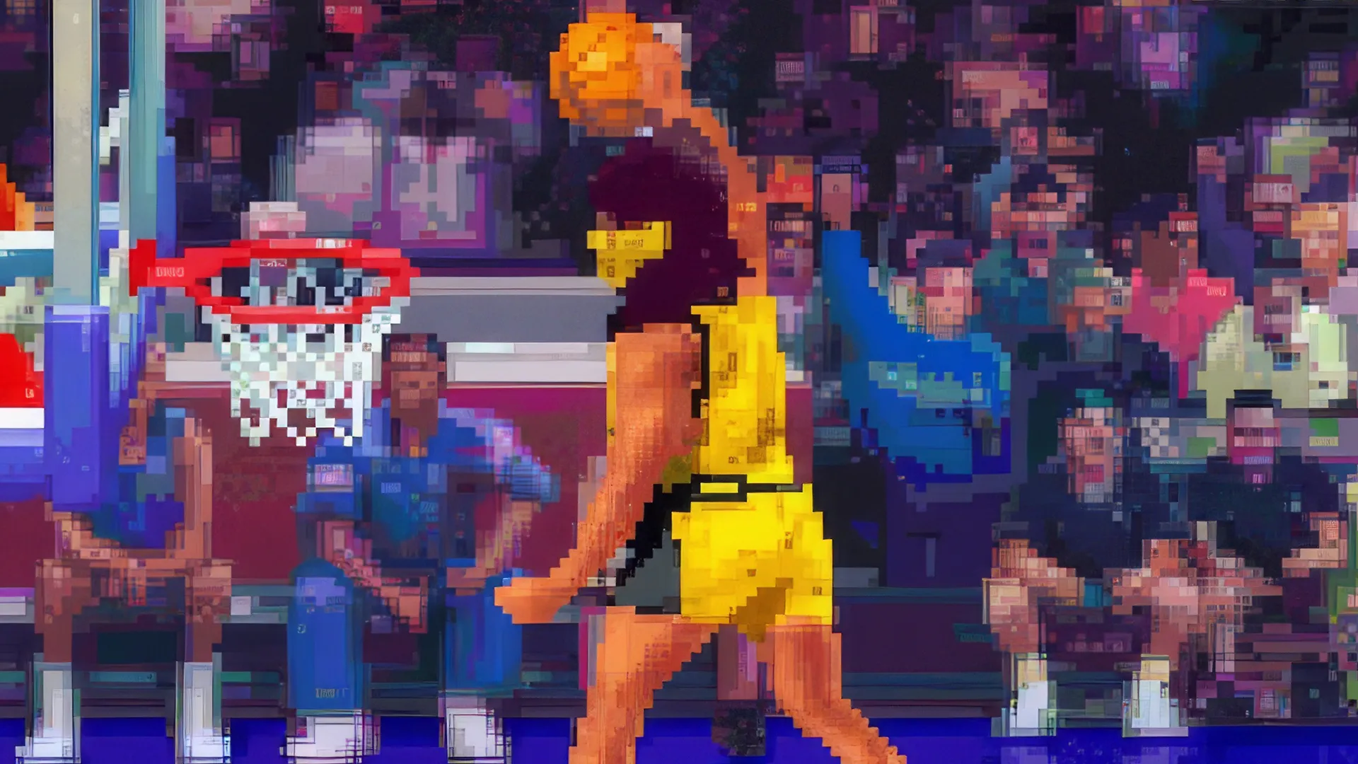 اسکورپیون در زمین بسکتبال