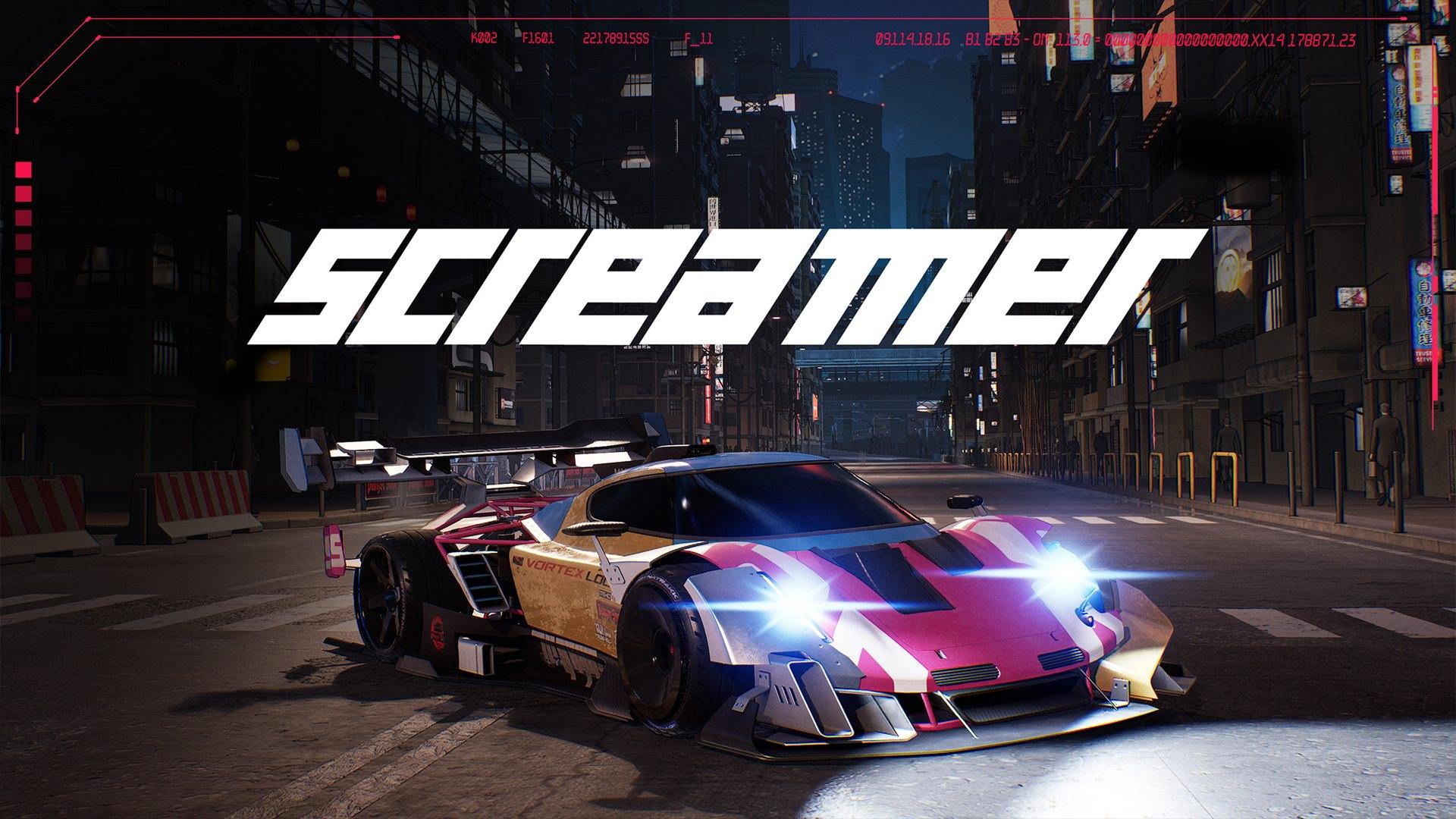 کاور بازی Screamer با ماشین اسپورت