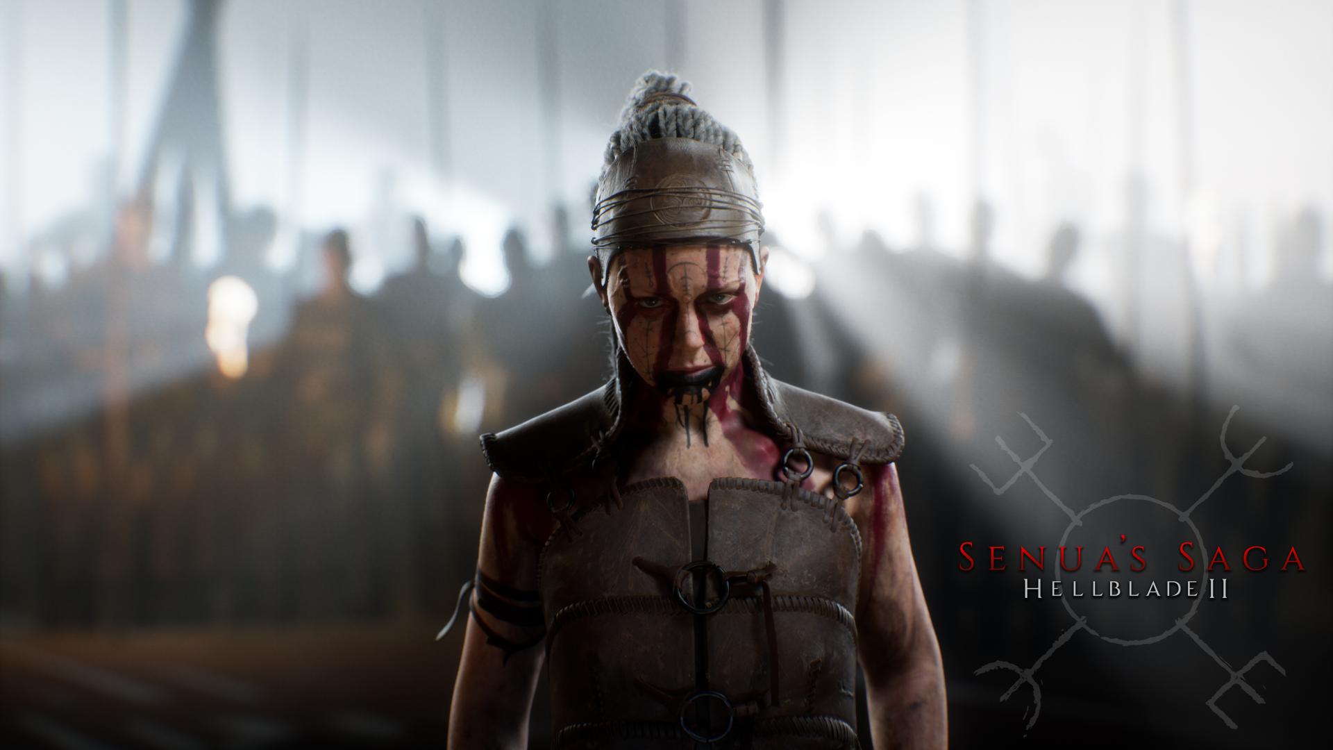 شخصیت سنوئا (Senua) در کاور (پوستر) بازی Senua's Saga: Hellblade II
