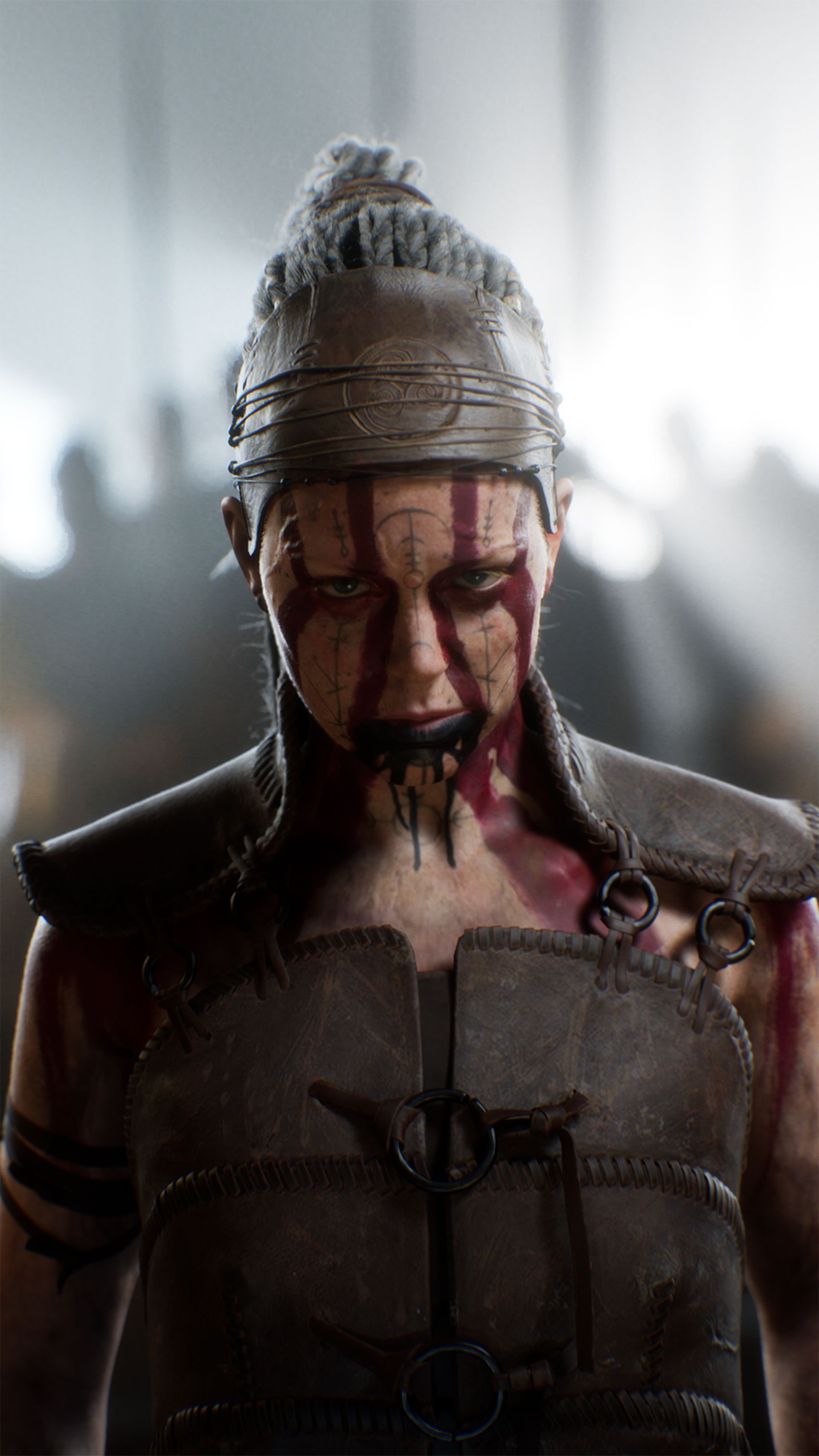 شخصیت سنوئا (Senua) در کاور (پوستر) بازی Senua's Saga: Hellblade II