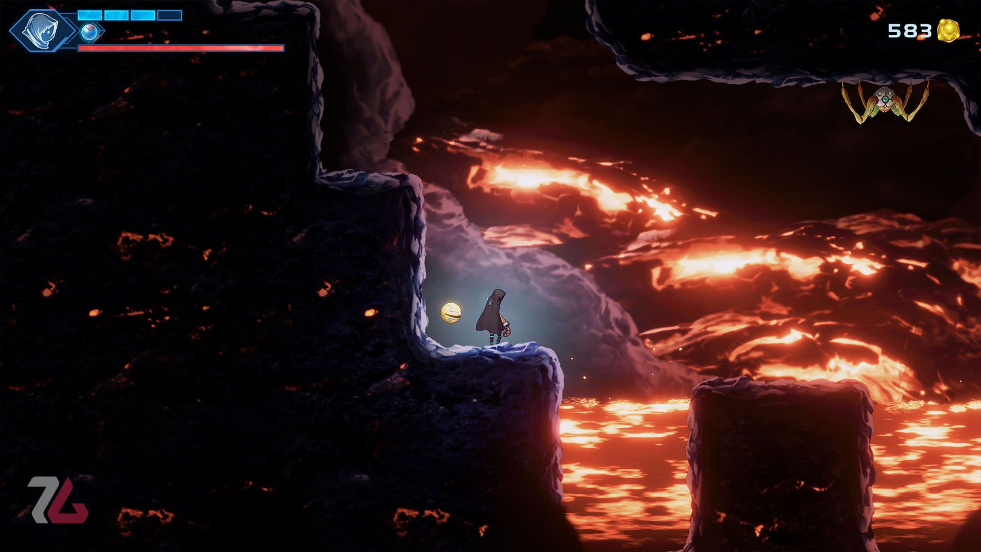 مرحله آتشین بازی Shadow Labyrinth