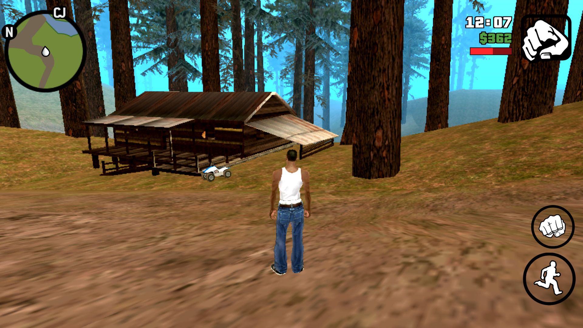 کابین شِیدی (Shady Cabin) در بازی جی‌تی‌ای سن آندریاس (GTA: San Andreas)