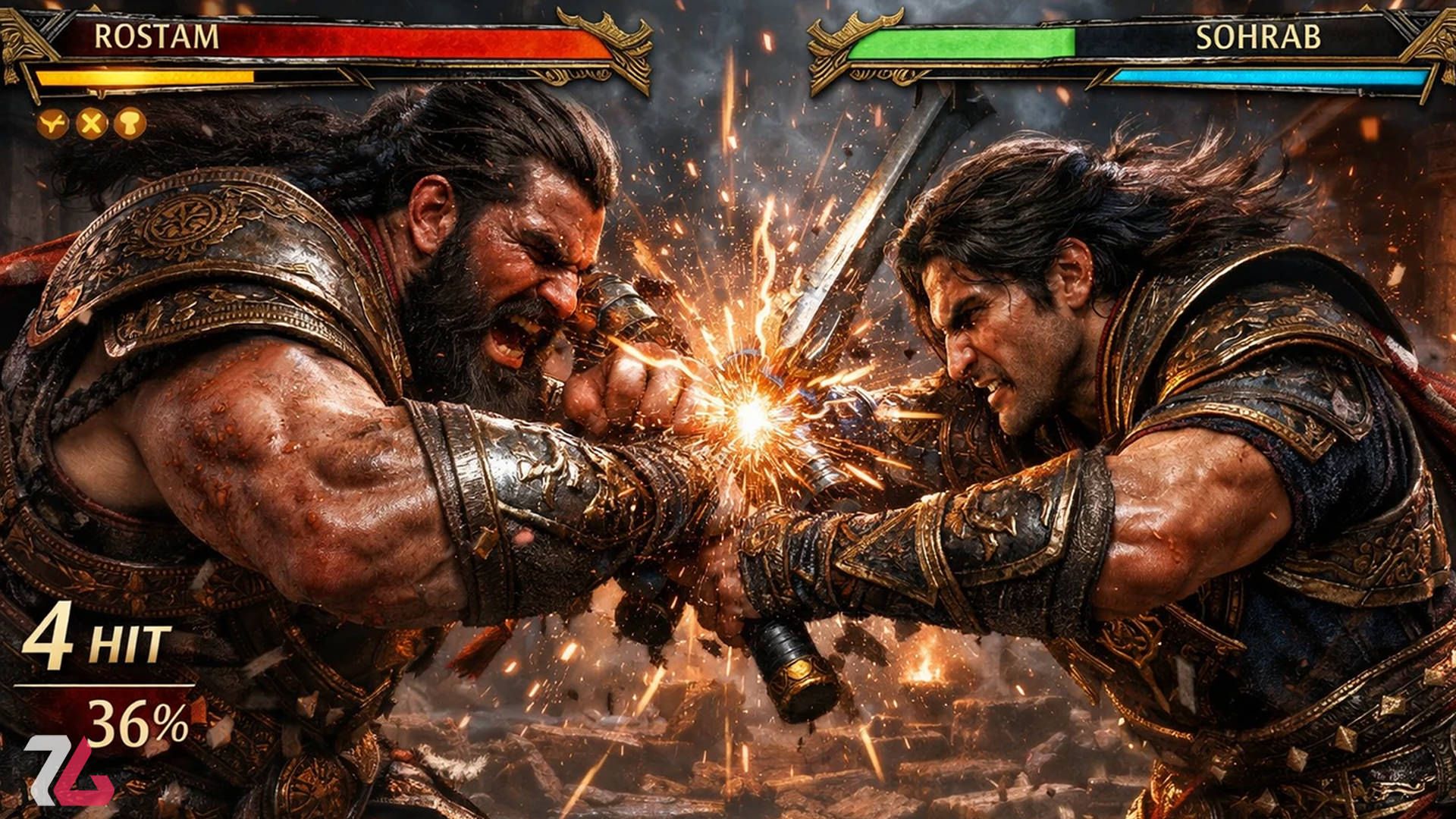 بازی مبارزه‌ای شاهنامه