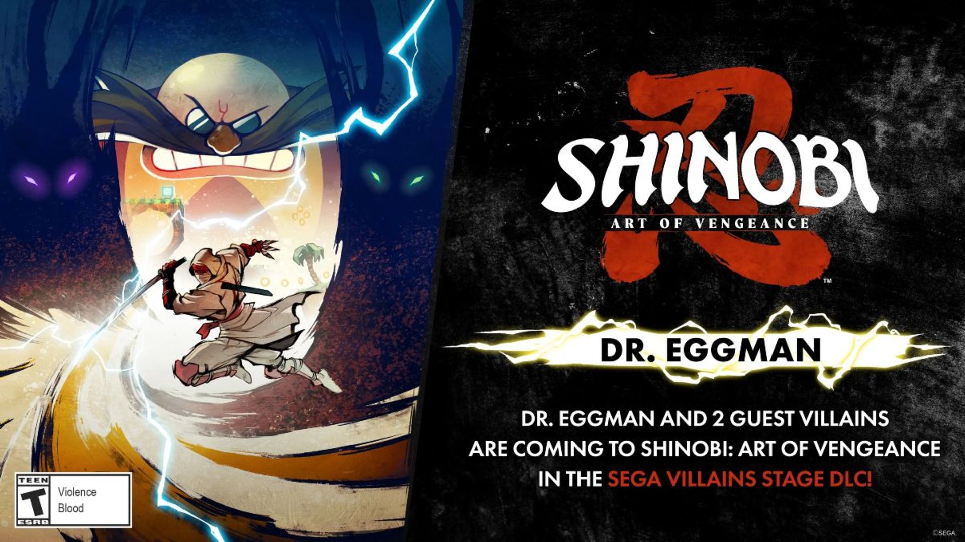 DLC دکتر اگمن برای بازی Shinobi: Art of Vengeance