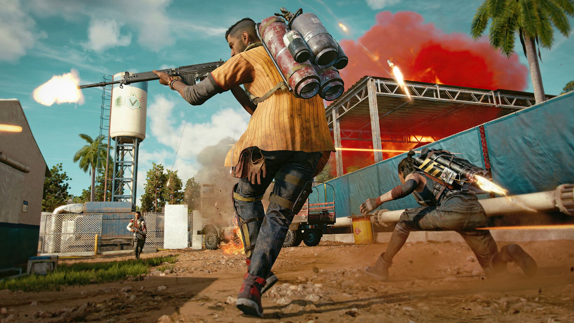 تیراندازی به سمت دشمنان در بازی Far Cry 6