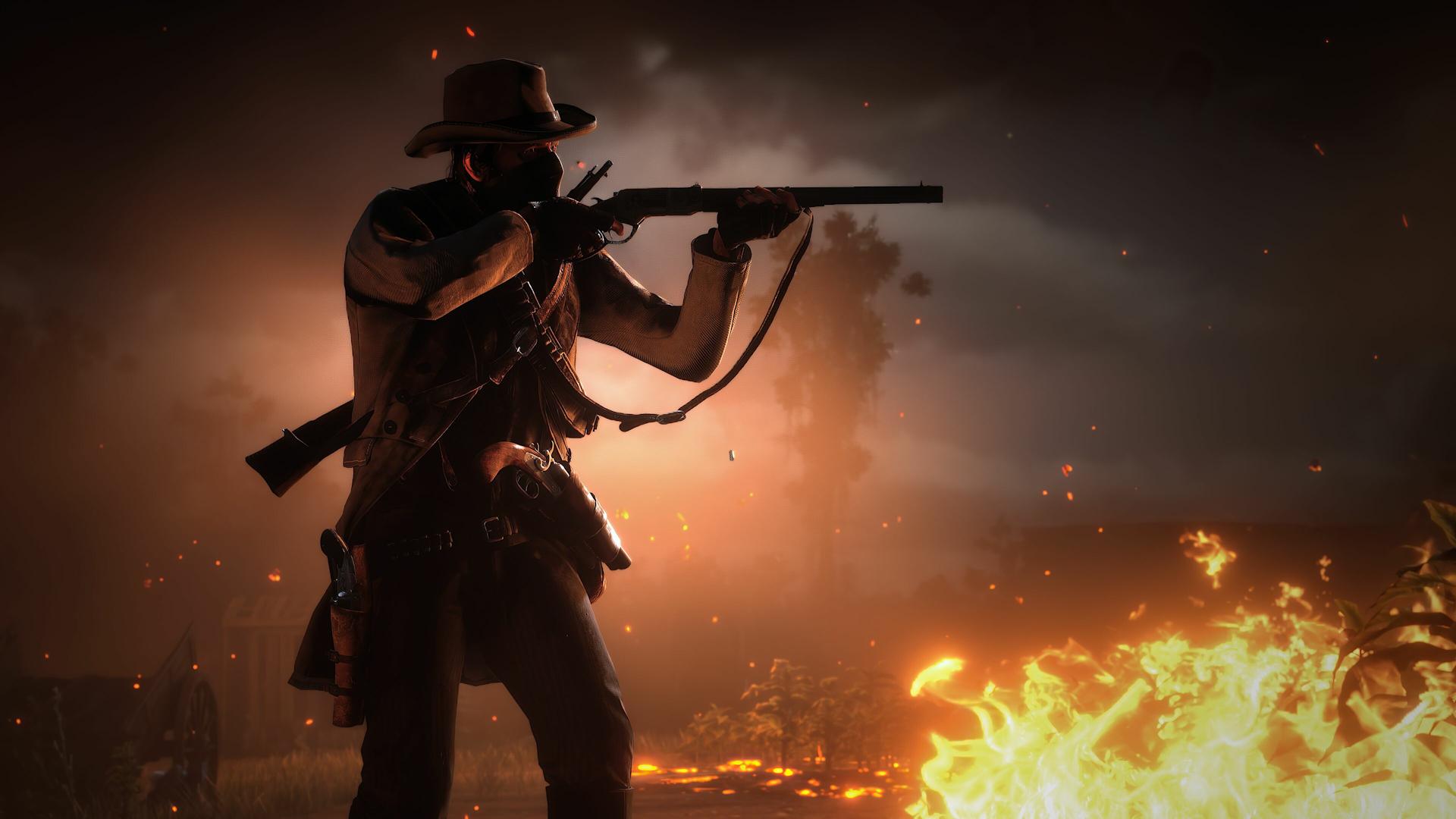 تیراندازی با شاتگان در بازی Red Dead Redemption 2