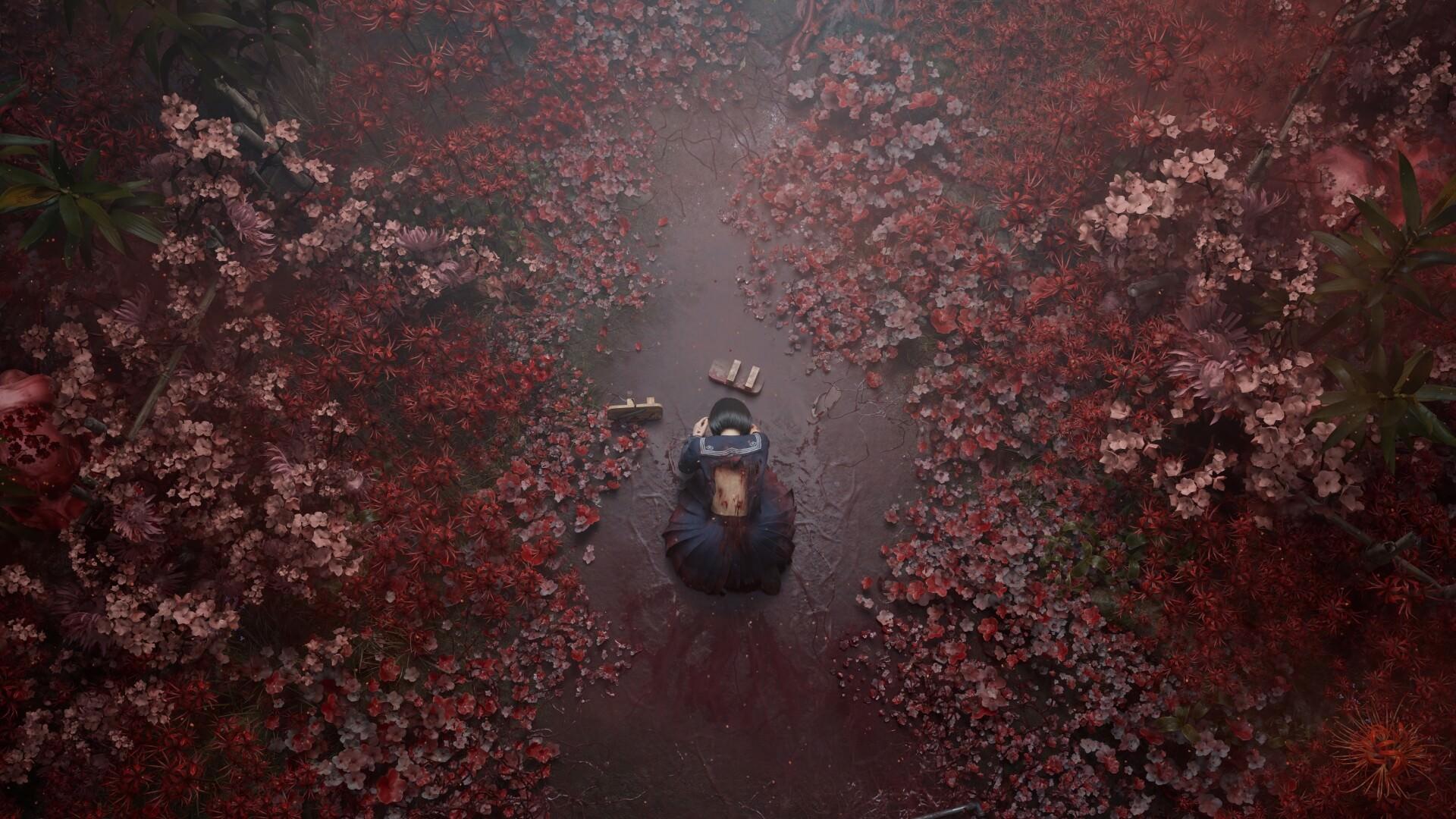 شیمیزو هیناکو در تسخیر قارچ اهریمنی بازی Silent Hill f 