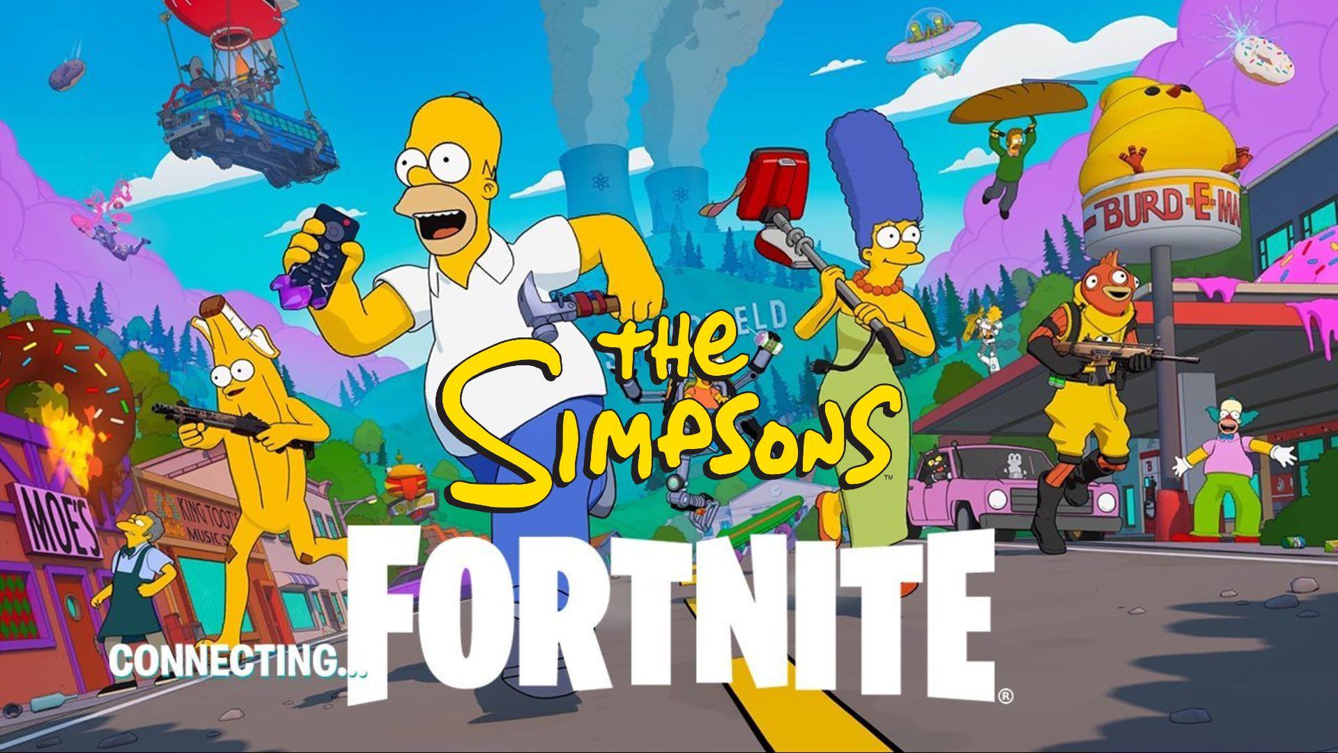 کراس‌اور فورتنایت و سیمپسون‌ها 