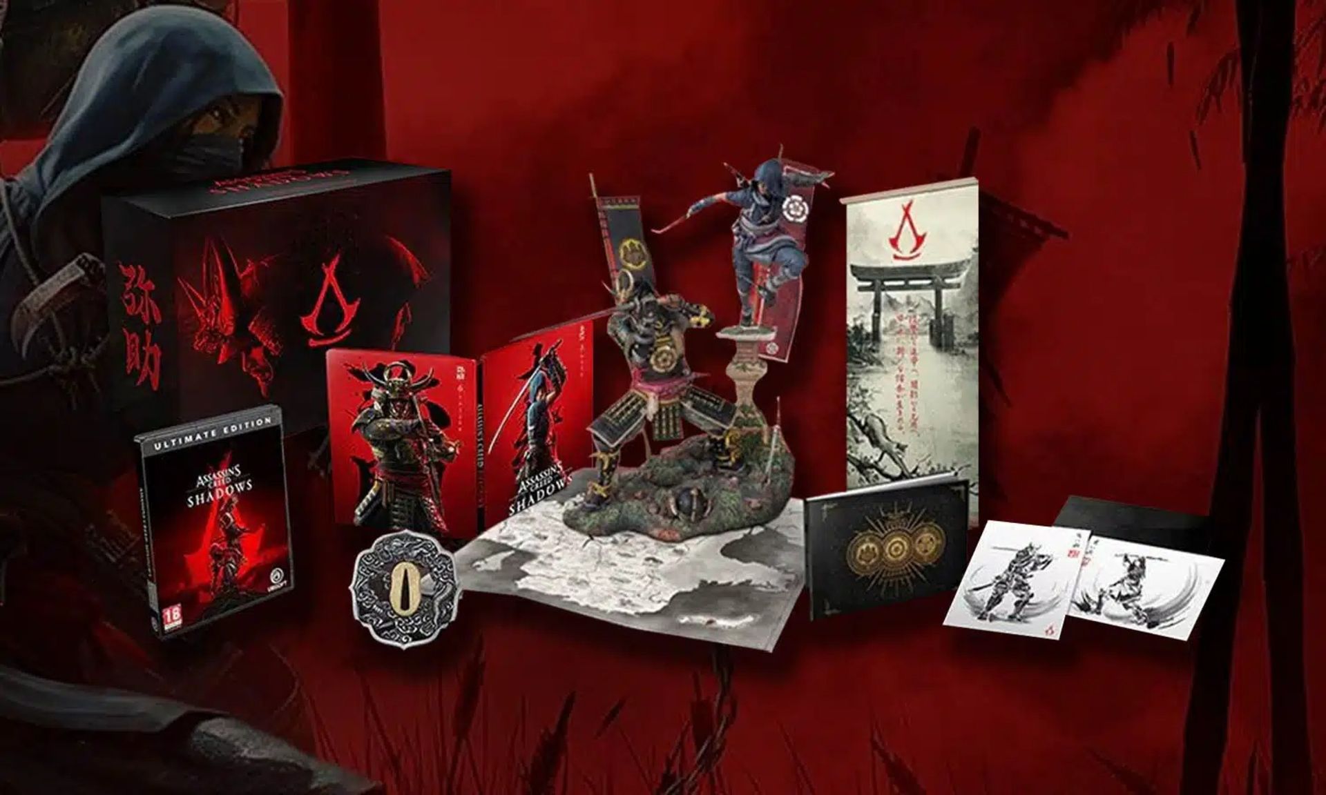 آیتم های موجود در نسخه Assassin’s Creed Shadows Collector’s Edition