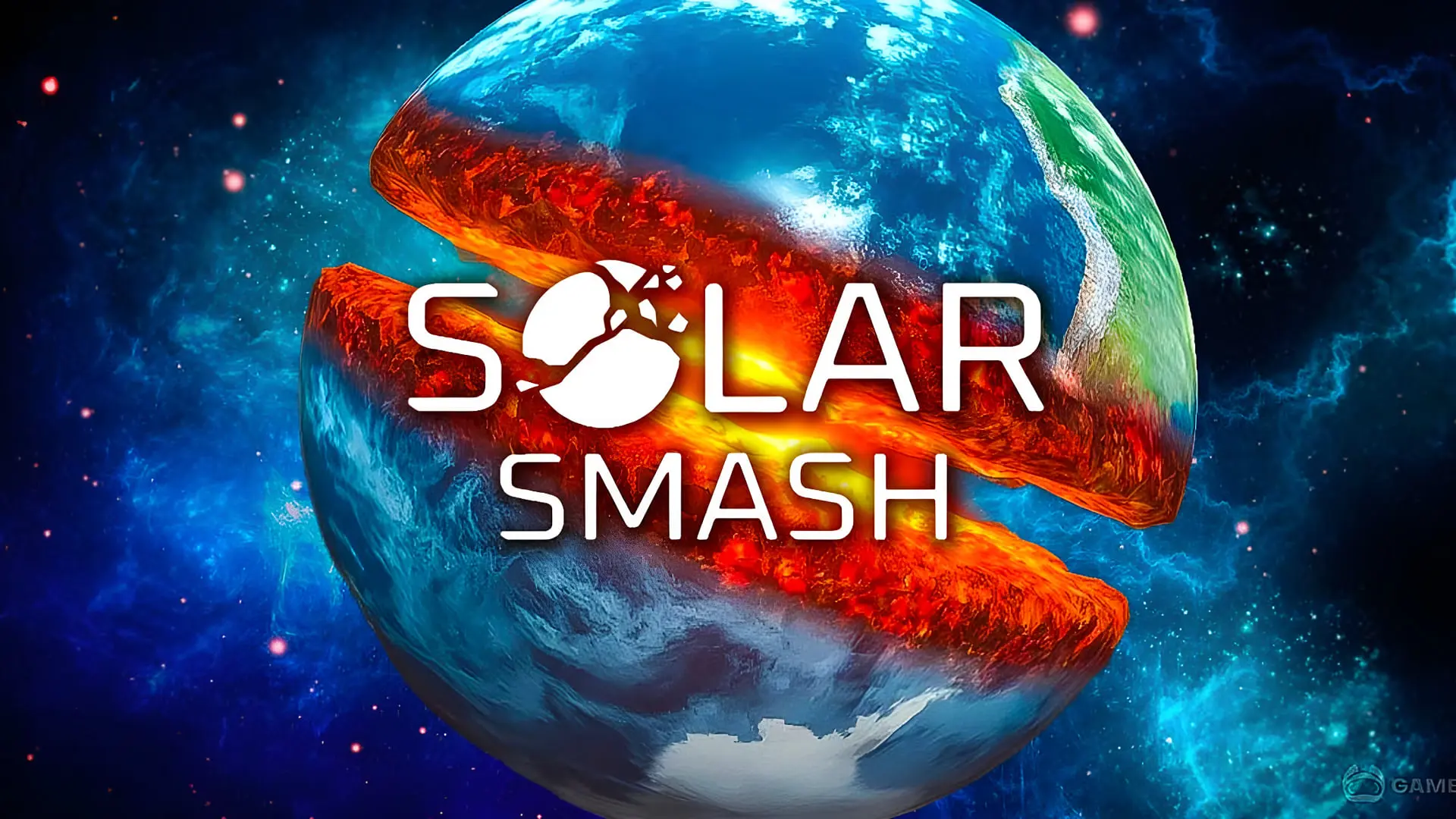 کره زمین در حال نابودی در بازی Solar Smash (Solar Smash)