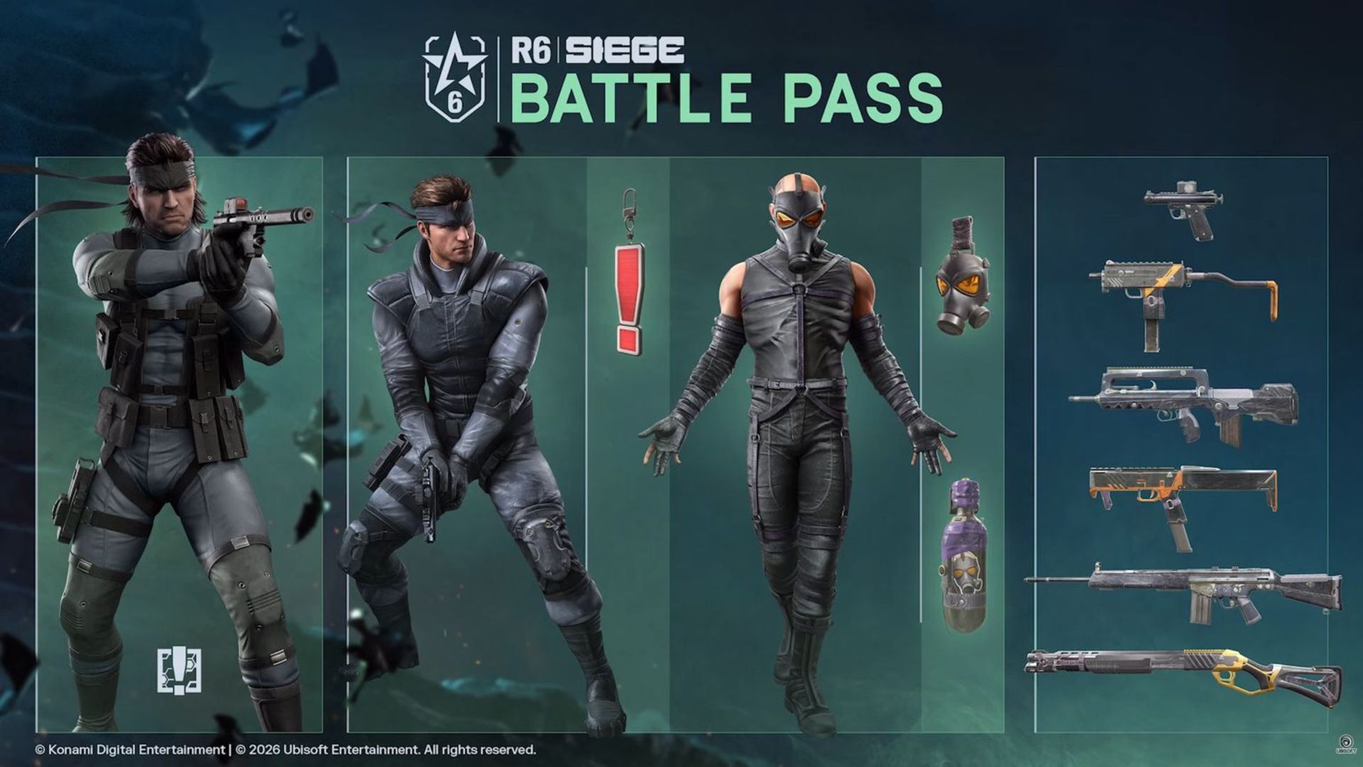 بتل پس سالید اسنیک در بازی Tom Clancy's Rainbow Six Siege