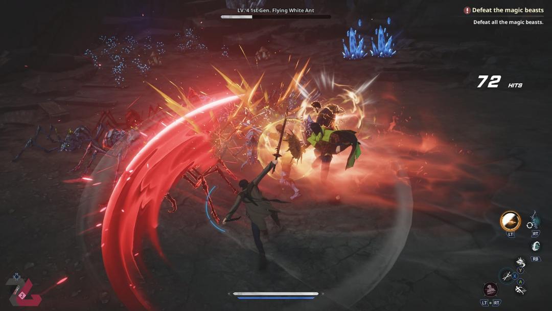 مبارزه سونگ با دشمنان به شکل مورچه در بازی Solo Leveling Arise Overdrive