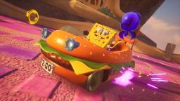 رقابت باب اسفنجی در بازی Sonic Racing: Crossworlds